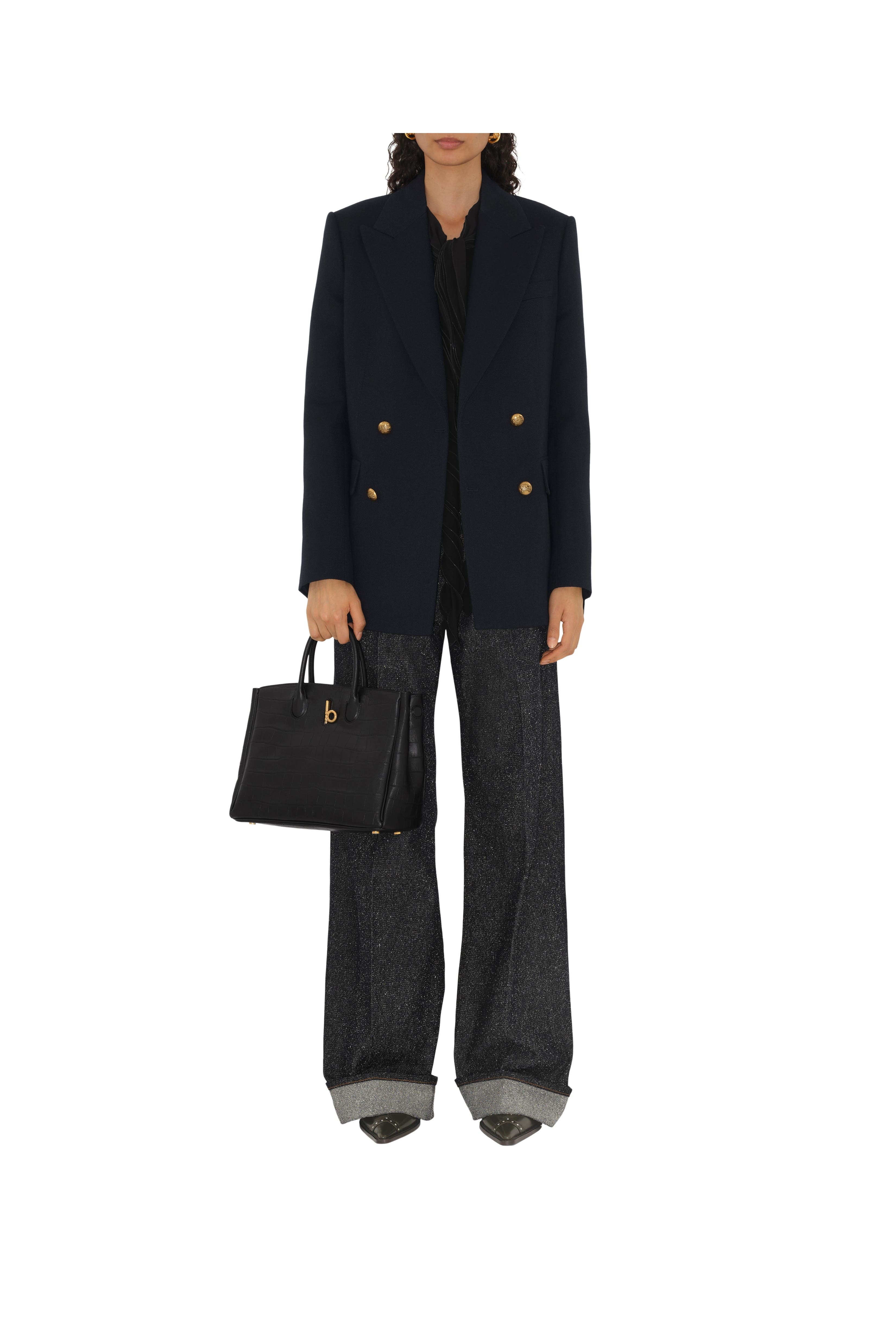 burberry Small Rocking Horse Tote​ in Black at Nordstrom - 2