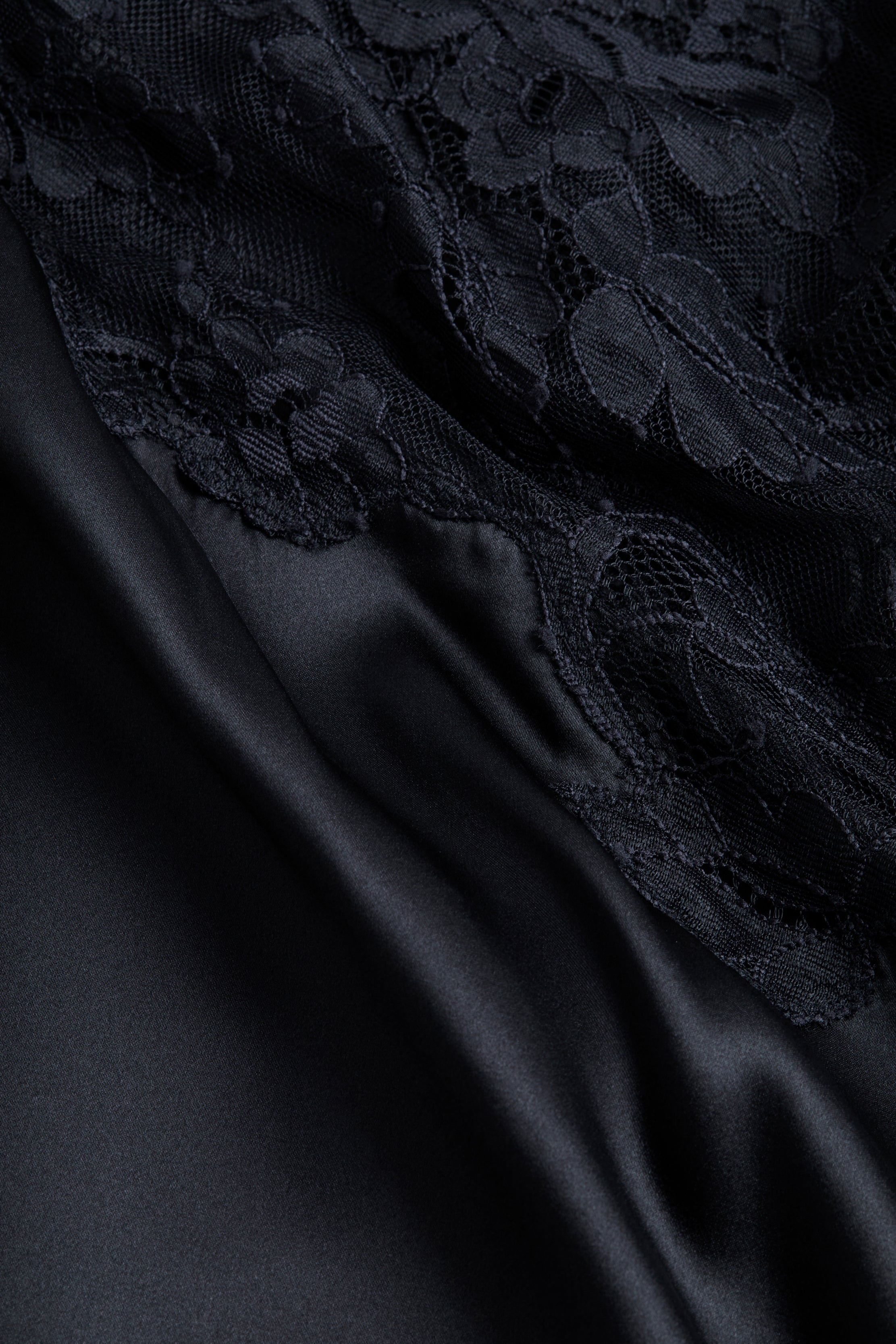 Silvana Silk Lace Gown - 5