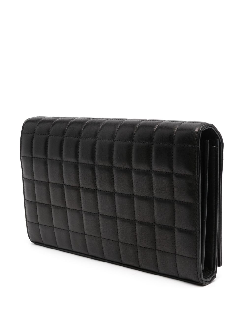 logo-plaque quilted purse - 3