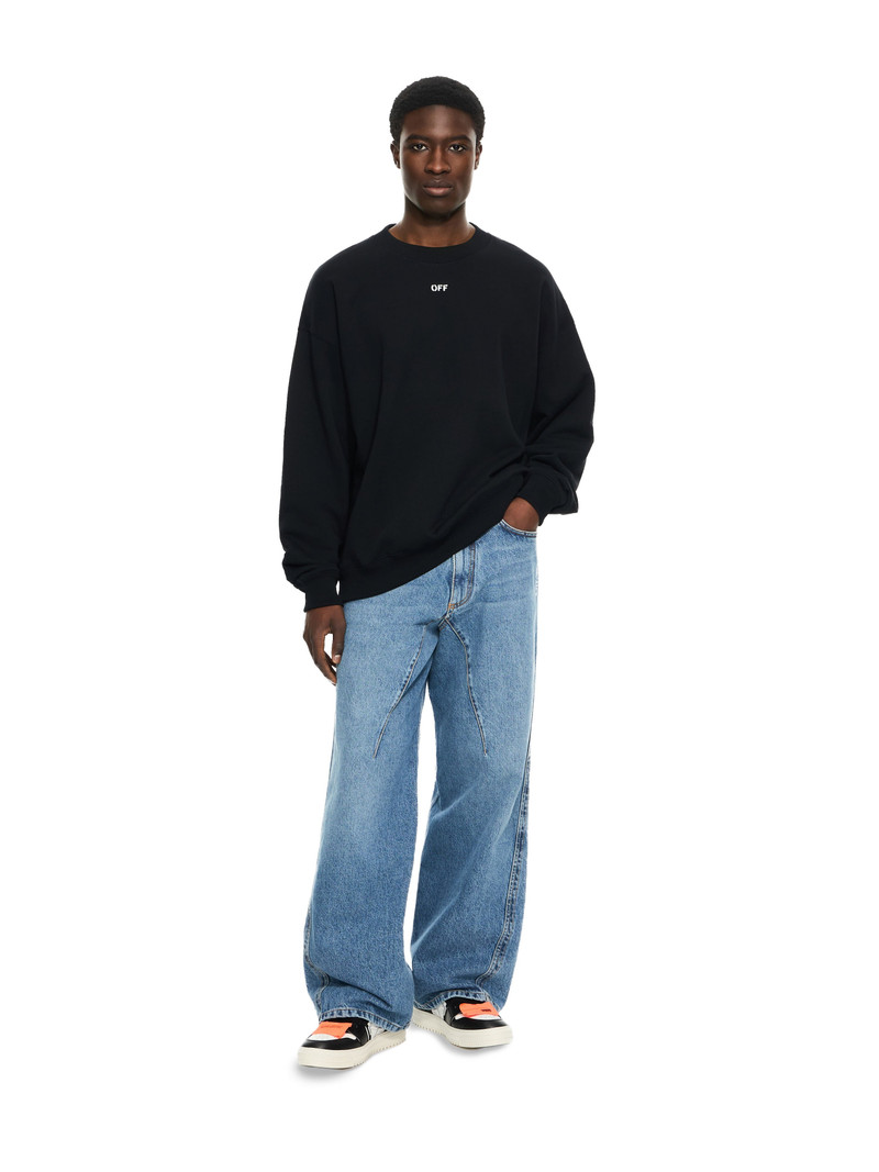 Off-White Dotted Arrow Diagonal Skate Sweatshirt outlook