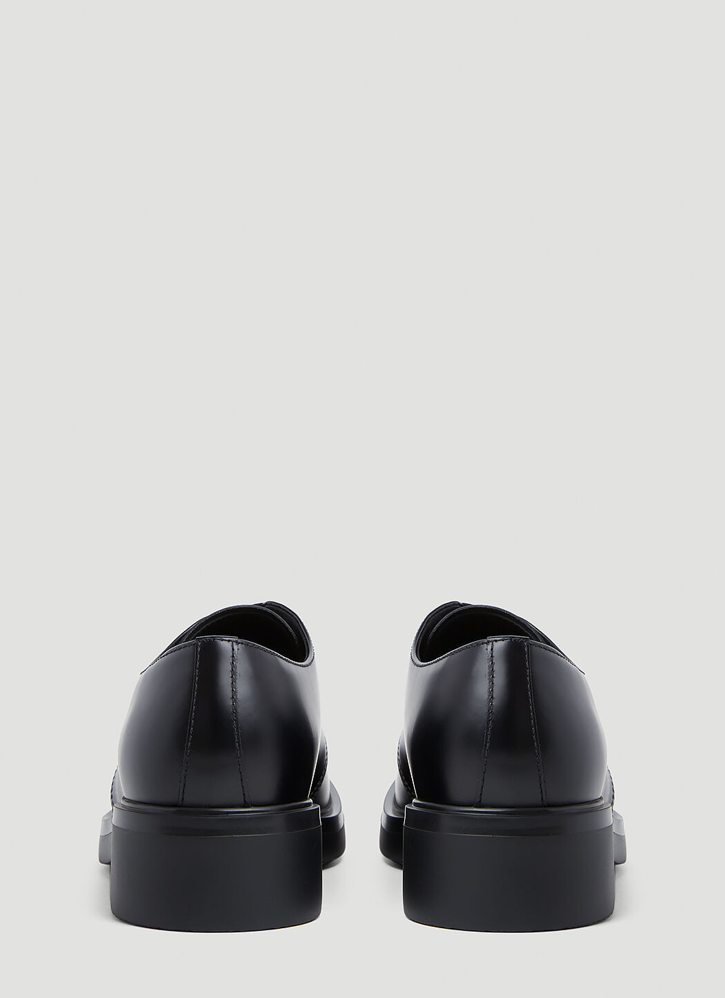 Brushed Leather Derby shoes - 4