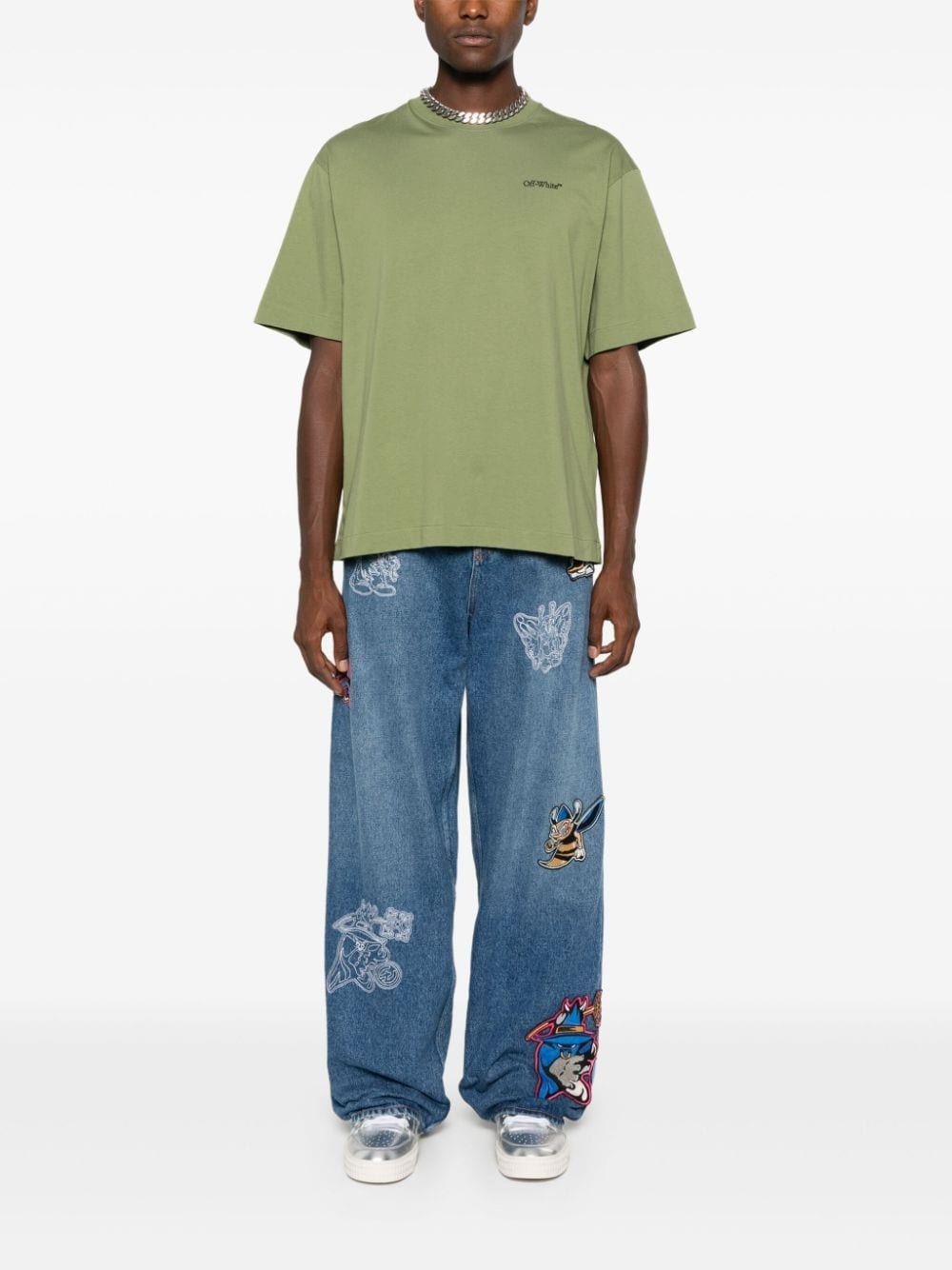 Character Diag straight-leg jeans - 2