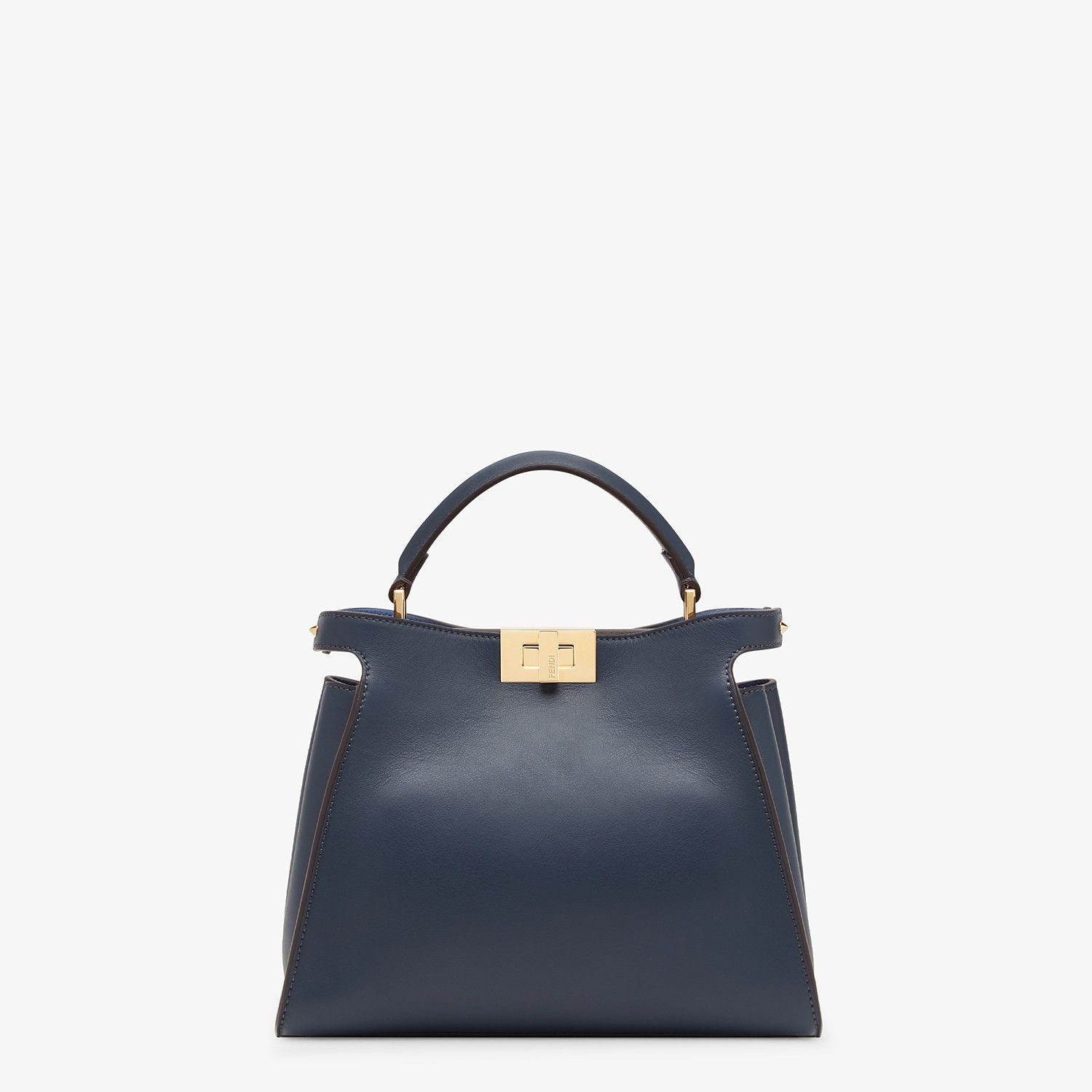 Blue leather bag - 1