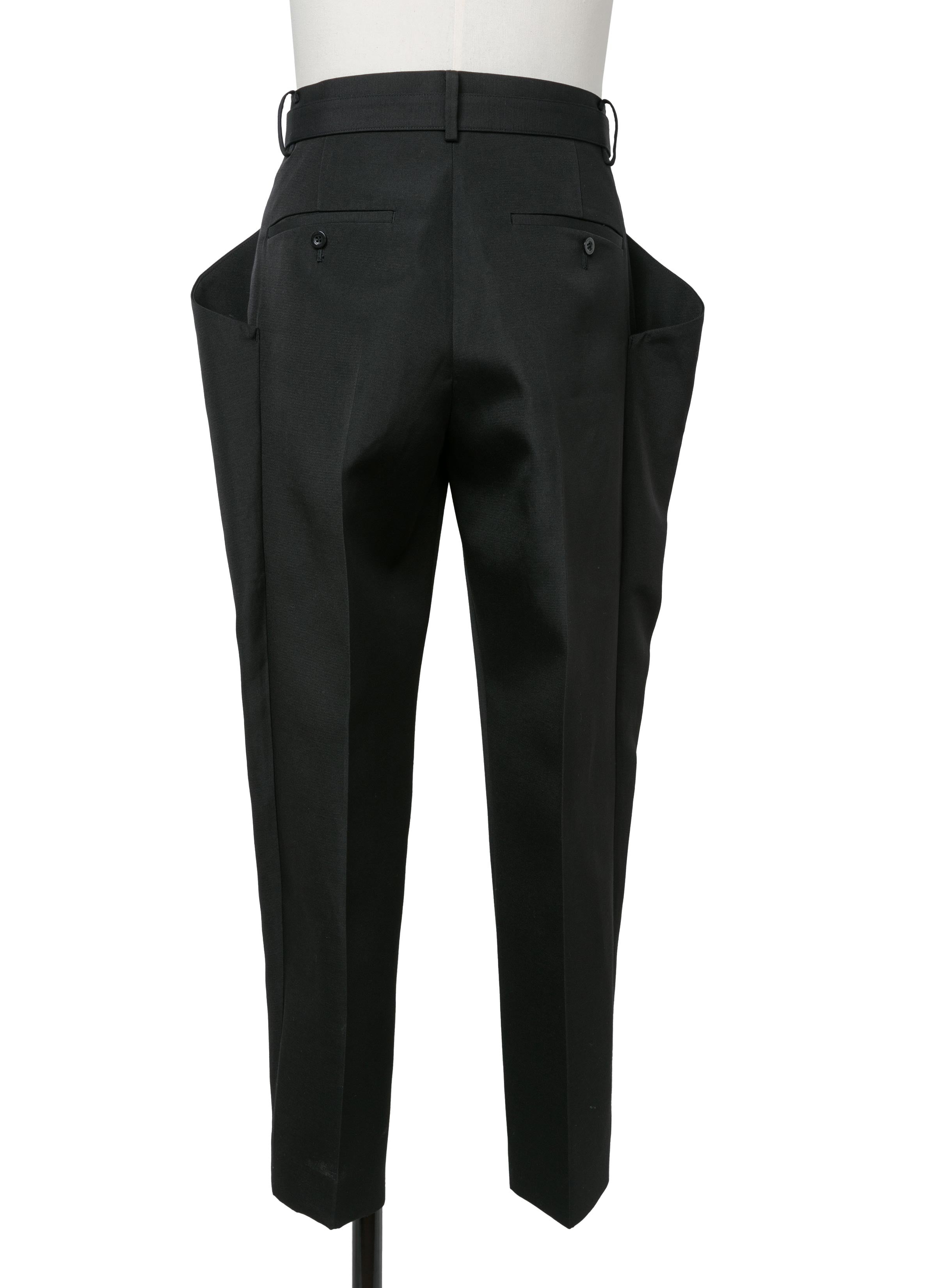 Double-Faced Silk Cotton Pants - 3