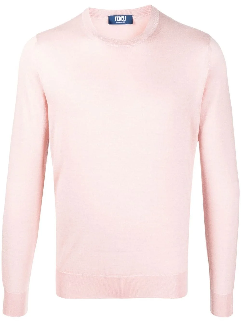 ribbed crew neck jumper - 1