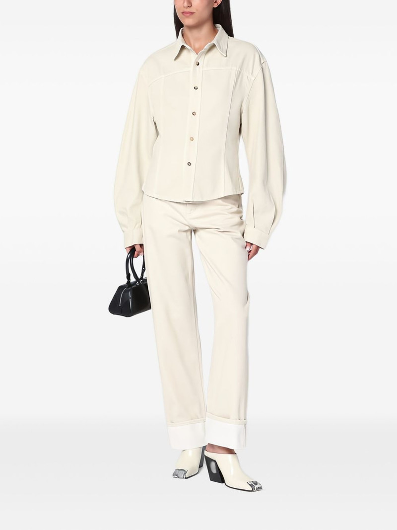 HAIKURE buttoned denim shirt outlook