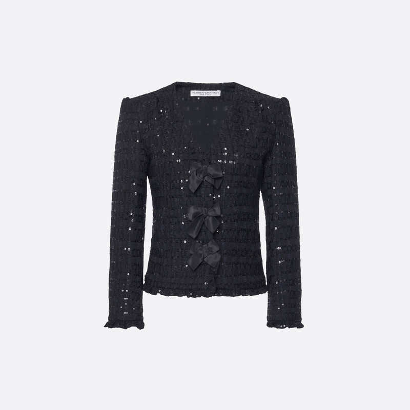 SEQUIN TWEED JACKET 1