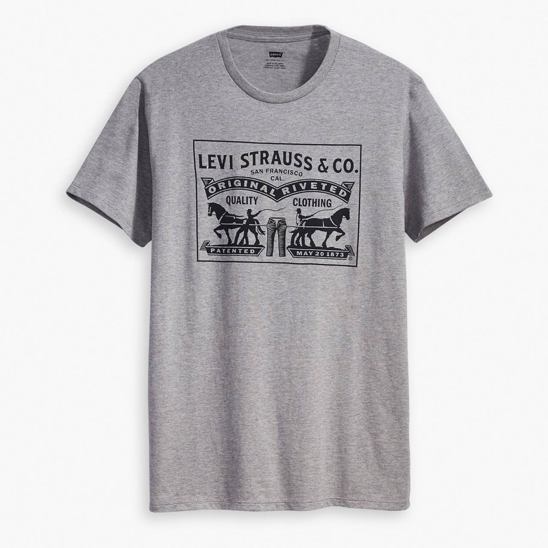 TWO HORSE GRAPHIC TEE SHIRT 3