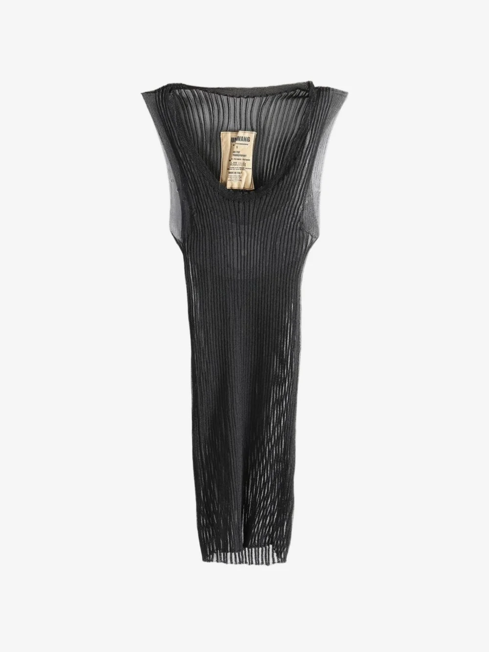 ribbed-knit tank top - 1
