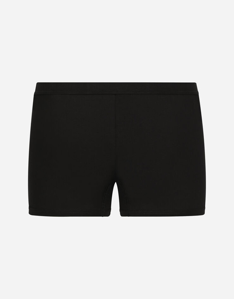 Dolce & Gabbana Two-way stretch jersey boxers with logo label outlook
