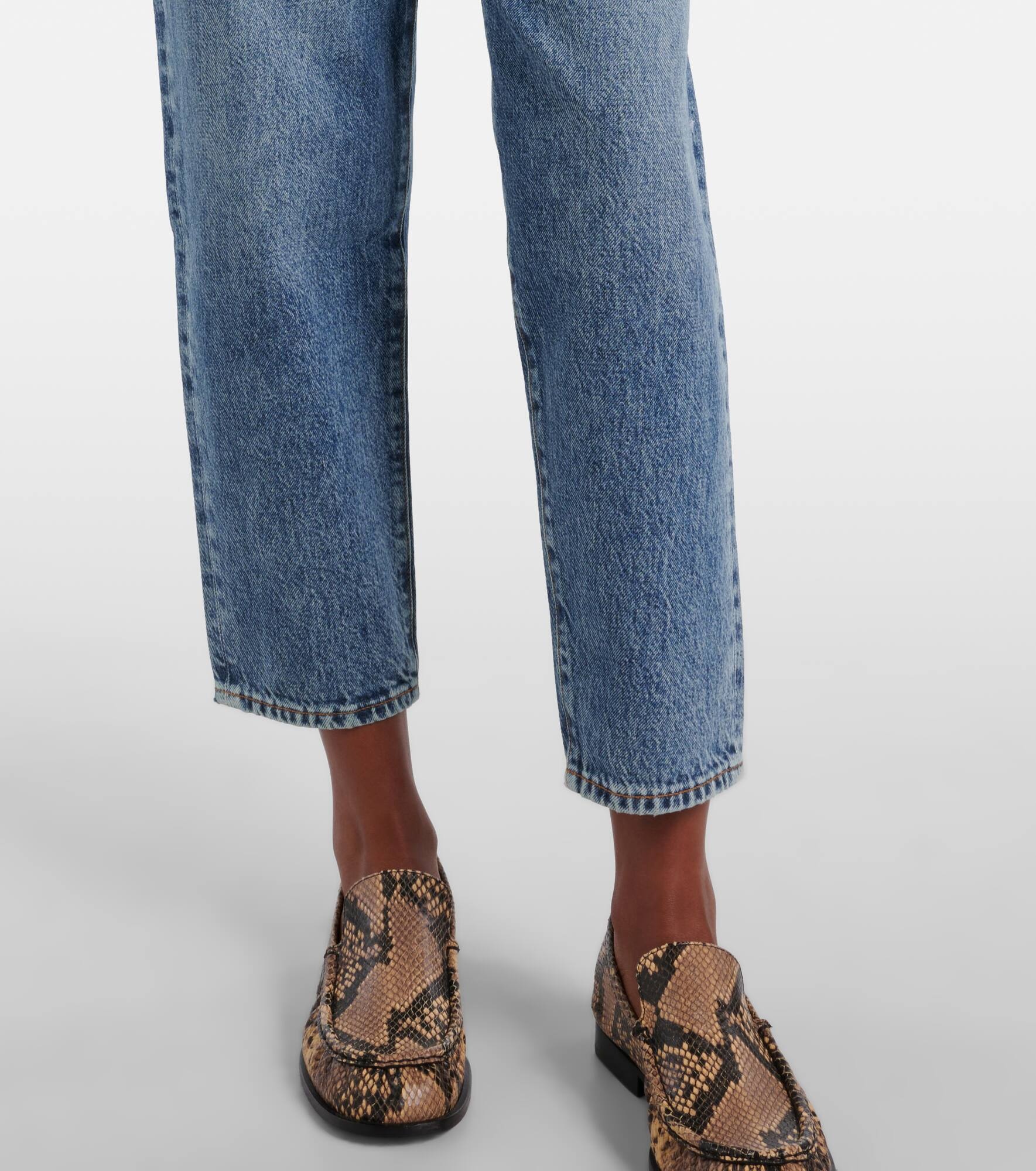 Candle mid-rise barrel-leg jeans - 5