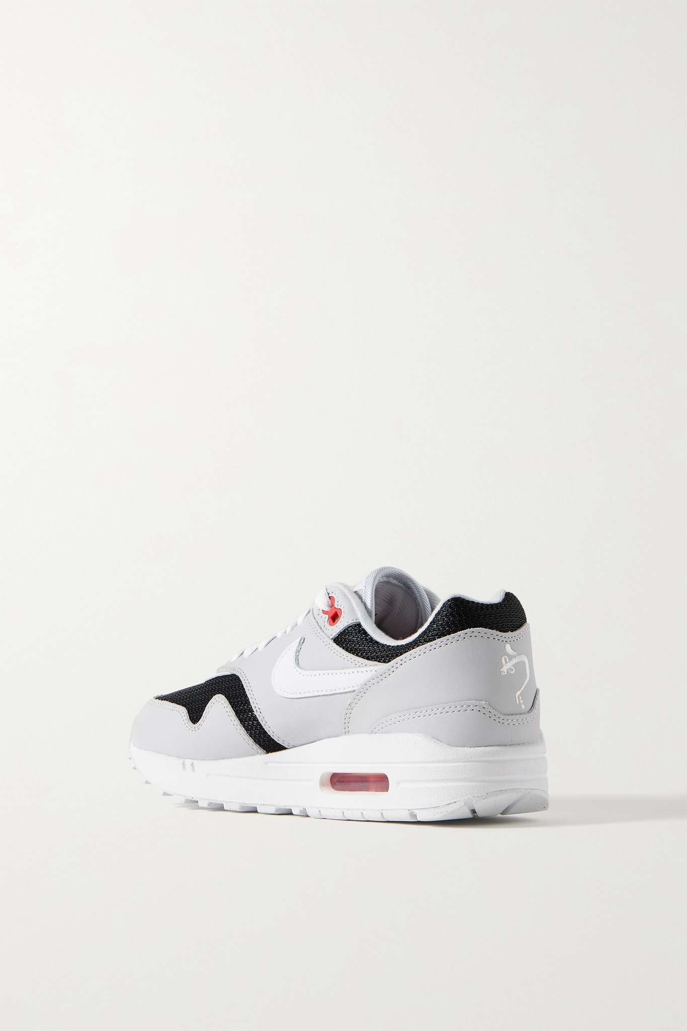 Air Max 1 suede, textured-leather and canvas sneakers - 3