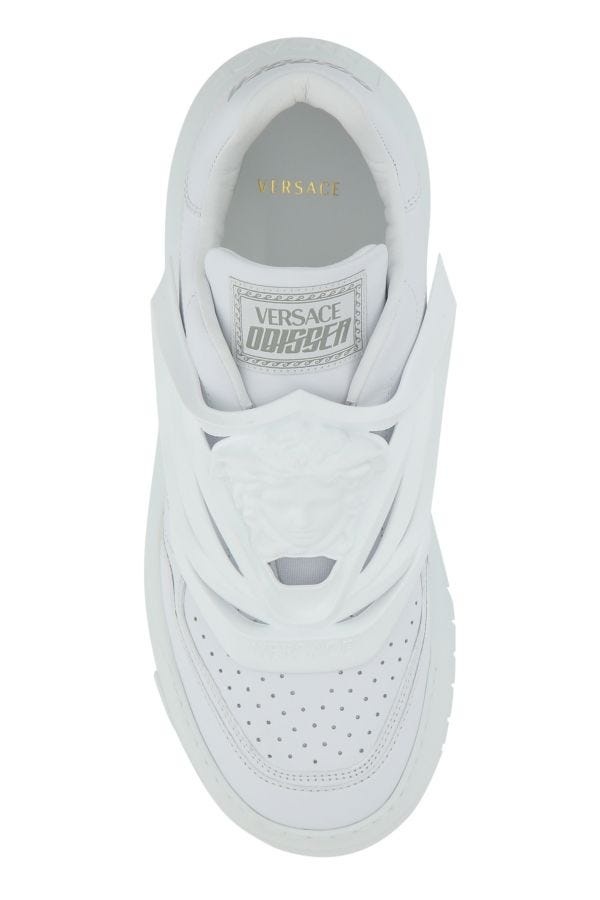White leather Odissea sneakers - 4