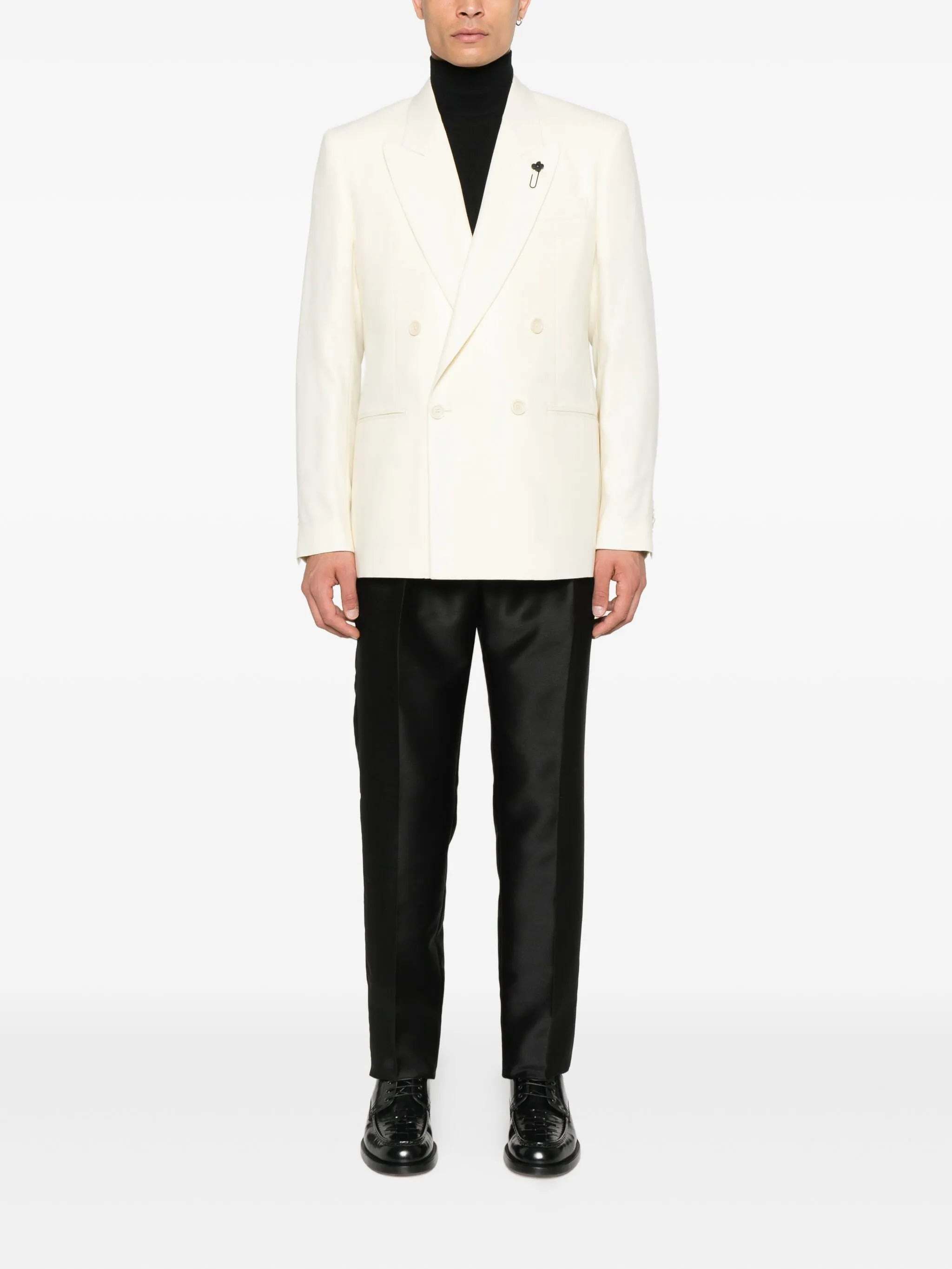 Lardini Double-breasted Blazer - 3