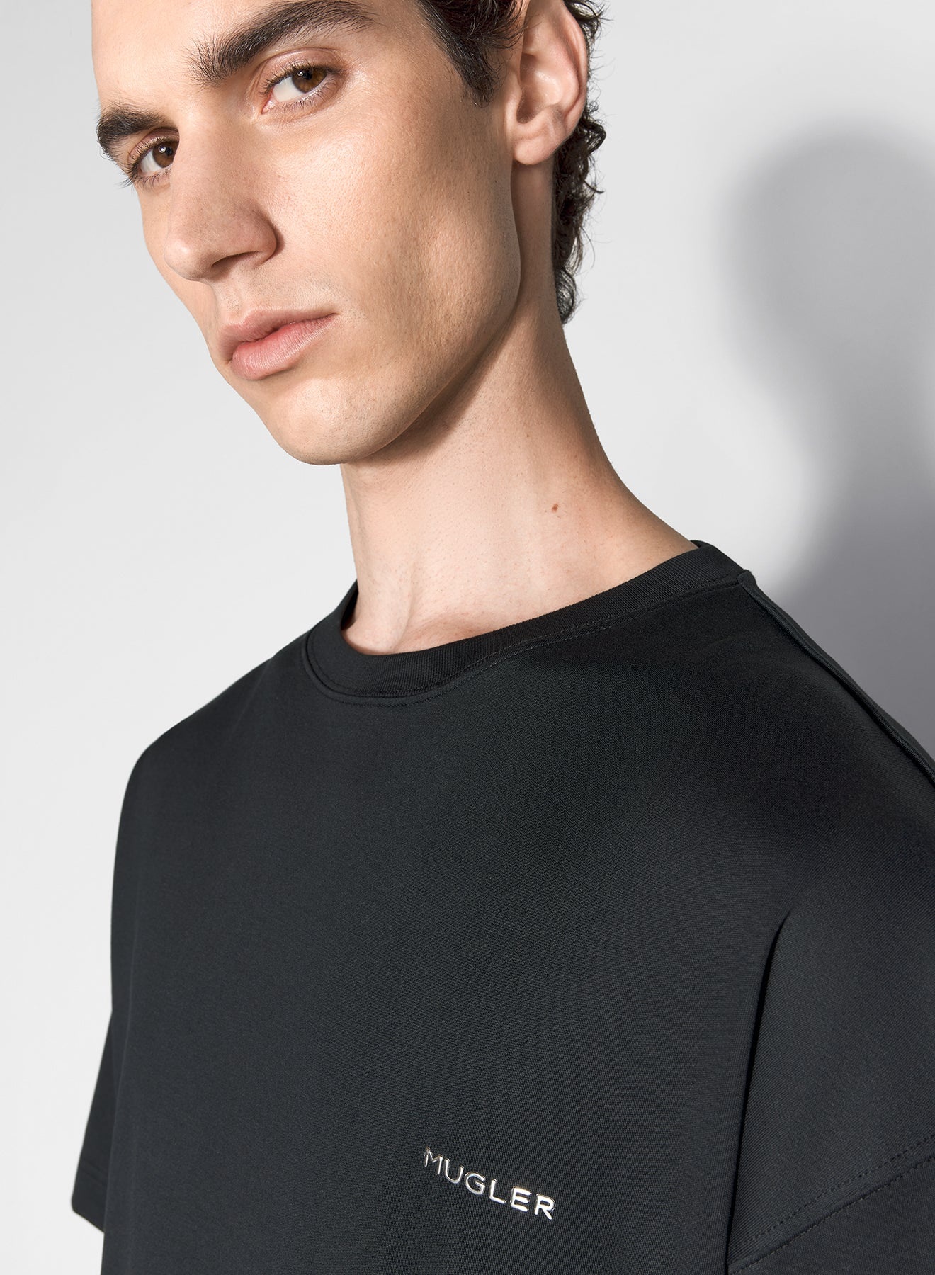 black mugler signature t-shirt - 3