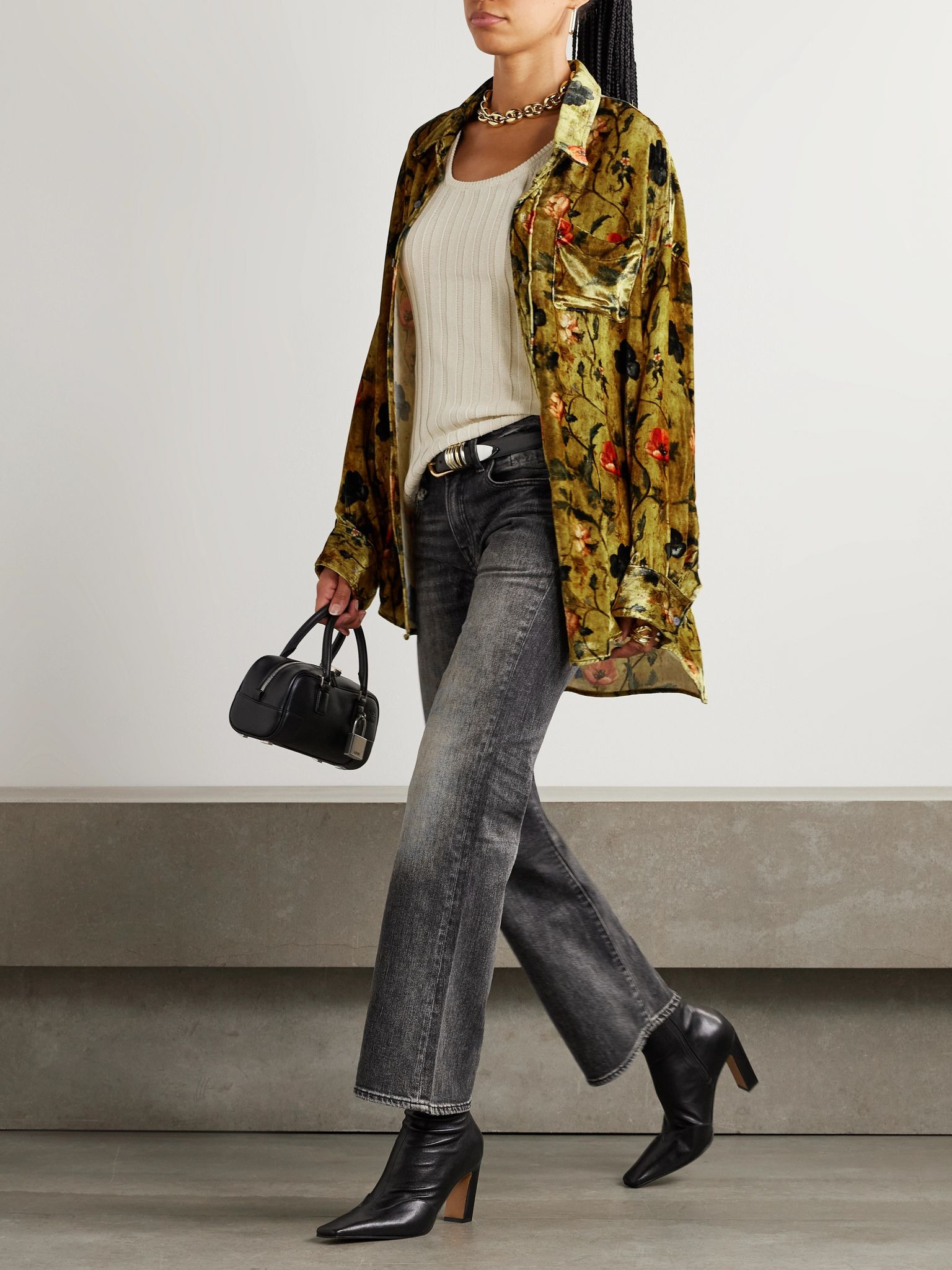 Joan Kick mid-rise flared jeans Black - 2