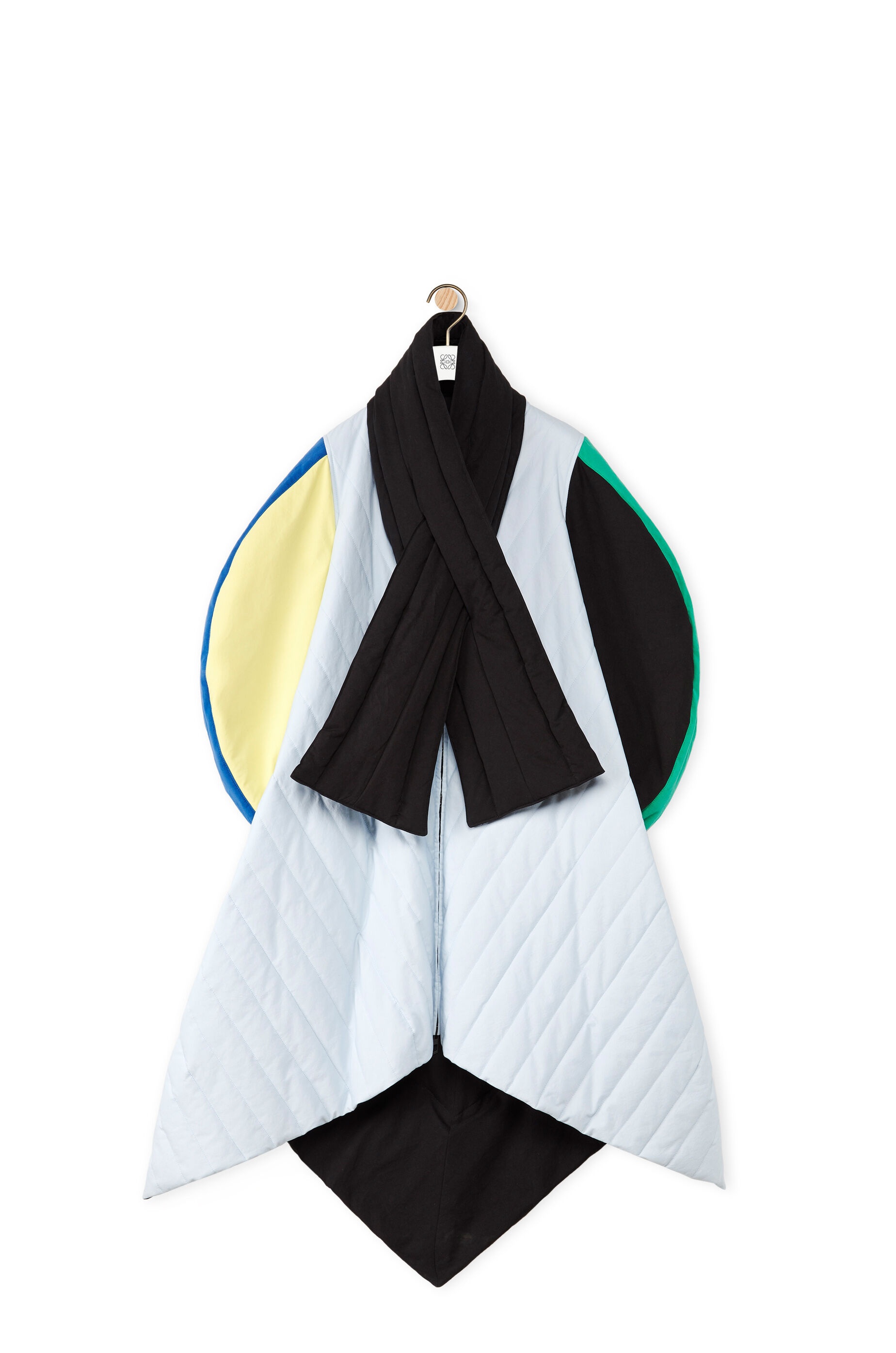 Circular sleeve parka in cotton - 1