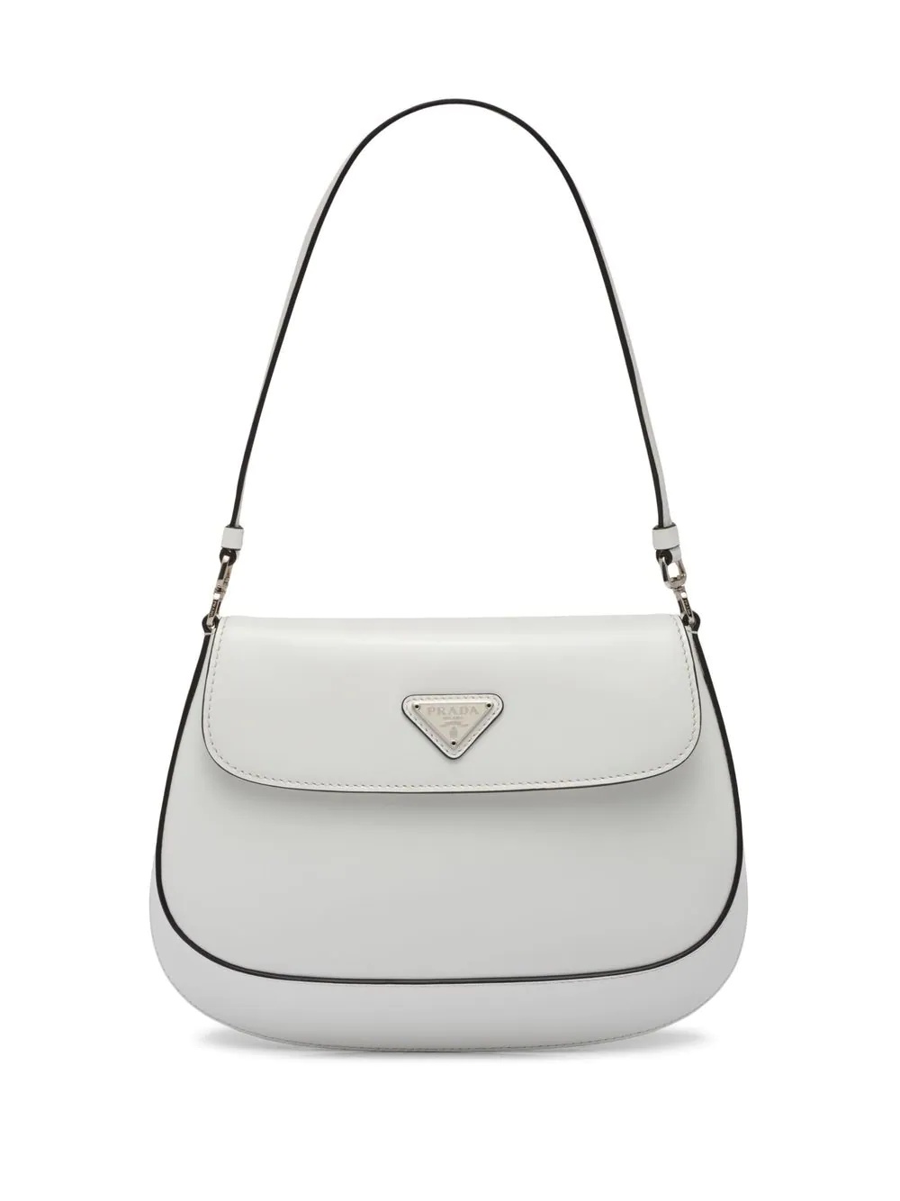 Cleo triangle-logo shoulder bag - 1