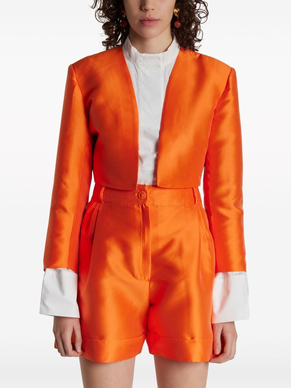 Helmut satin-finish blazer - 3