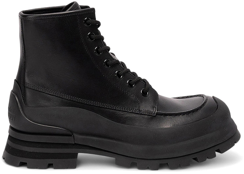 Alexander McQueen Wander Lace-up Boots Black 1