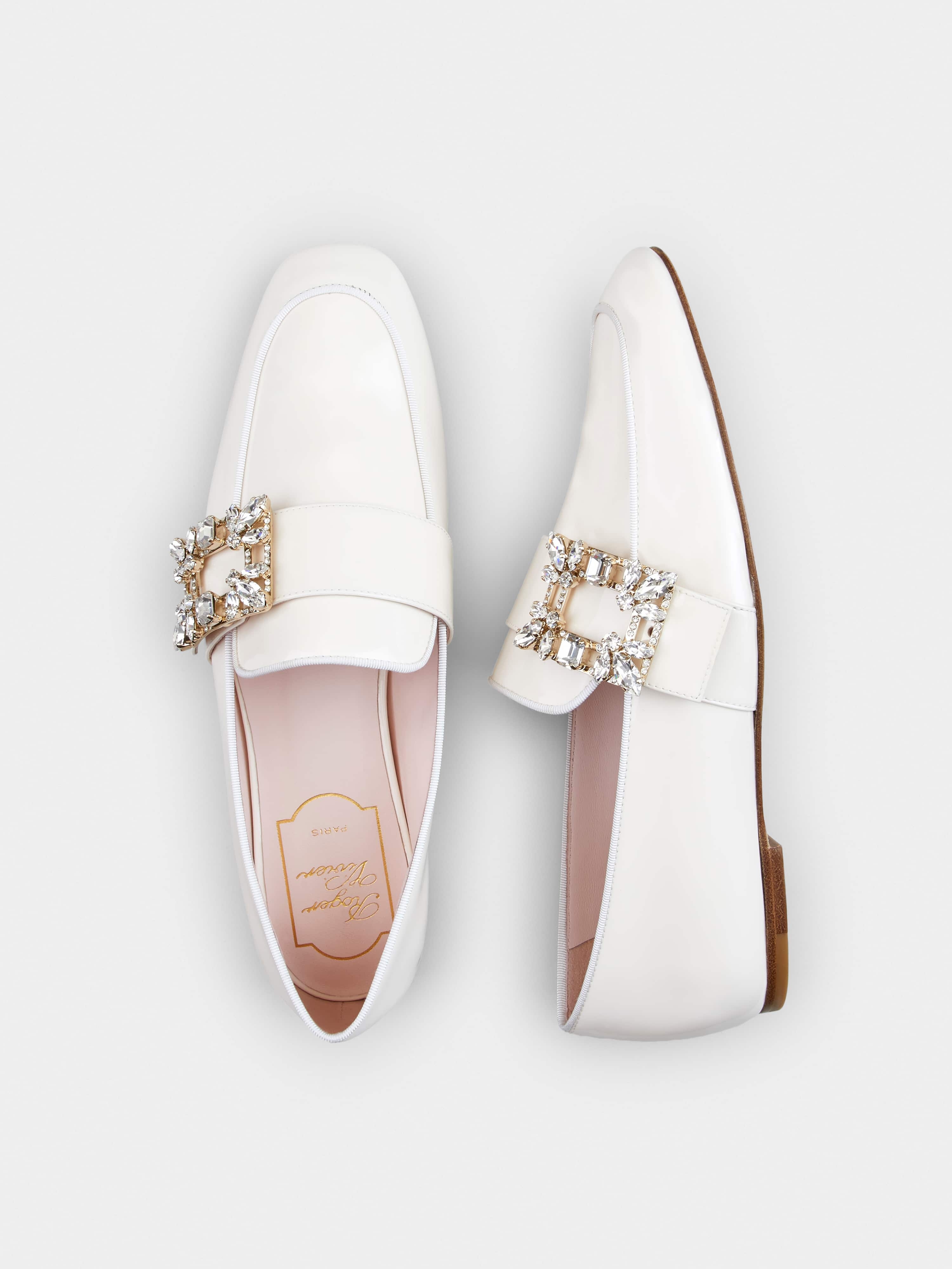 Mini Broche Vivier Buckle Loafers in Patent Leather - 4