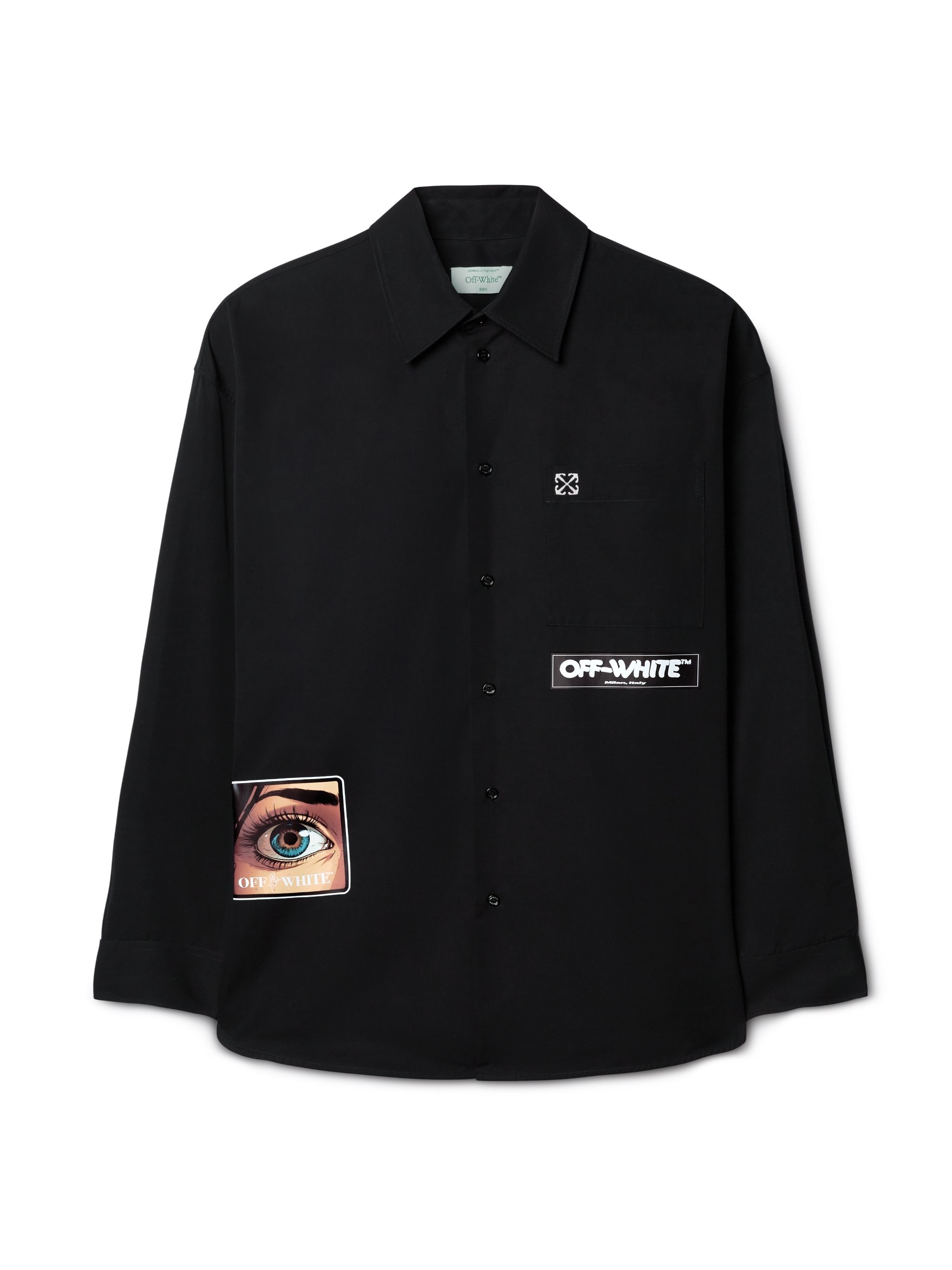 Black Eye Logo Oversize Shirt - 1