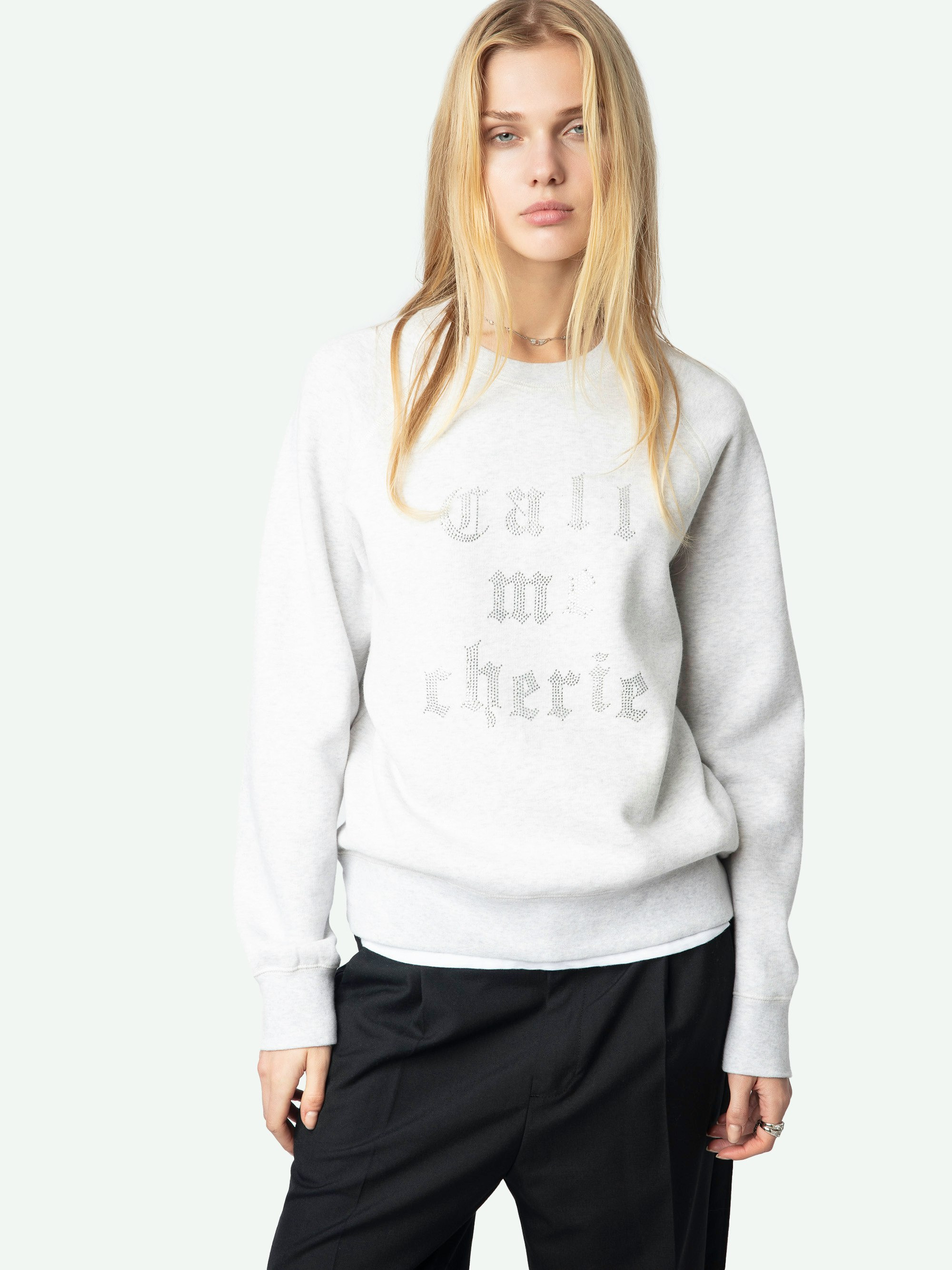 Upper  Diamanté Sweatshirt - 2