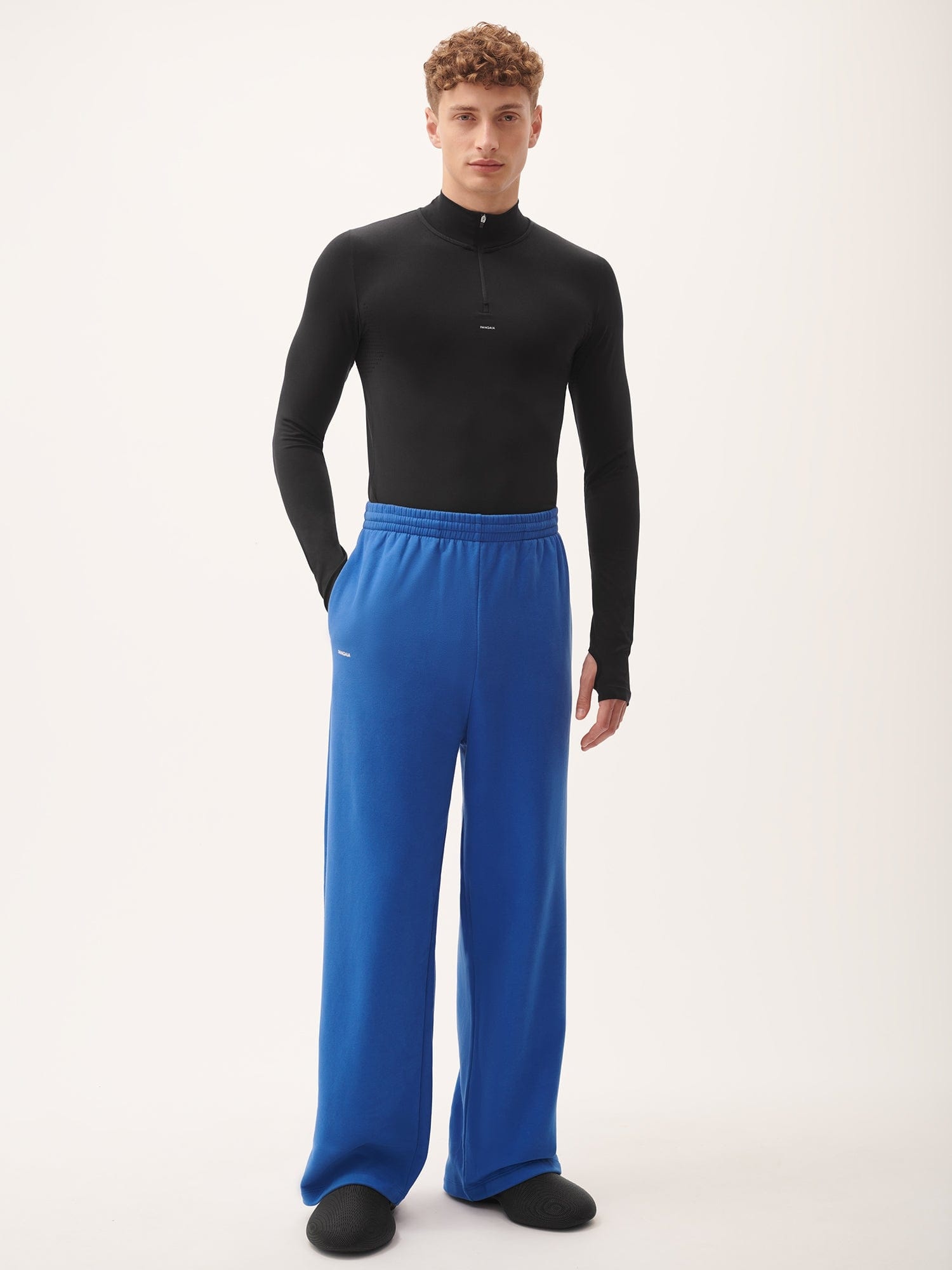 Mens 365 Midweight Straight Leg Track Pants - Gaia Blue - 2
