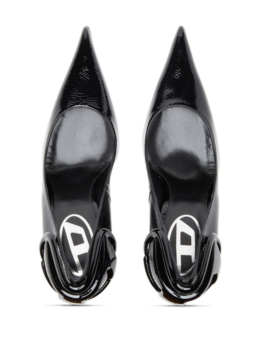 90mm Pointed Slingback Pumps - 5