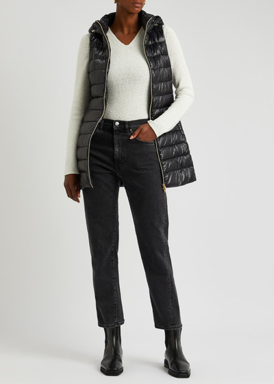 Herno Quilted hooded shell gilet outlook