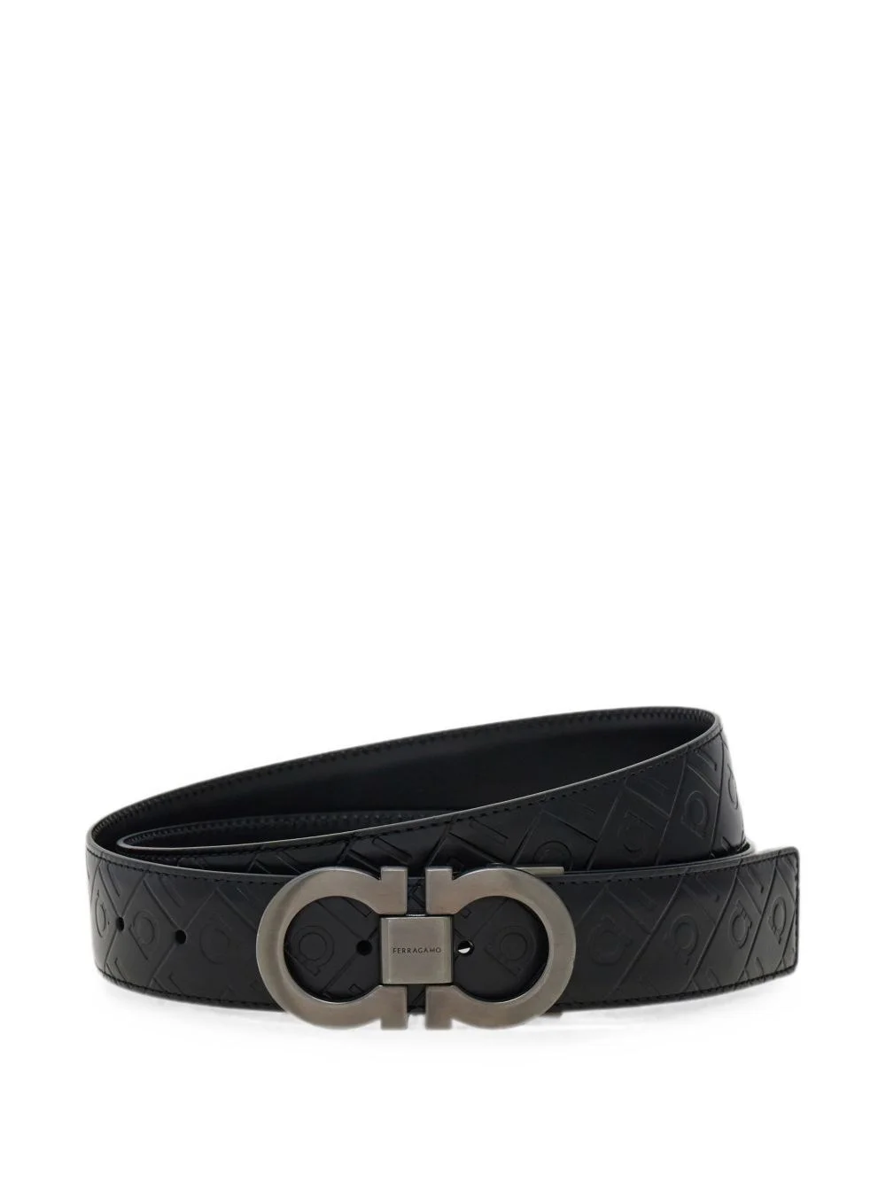 Gancini leather belt - 1