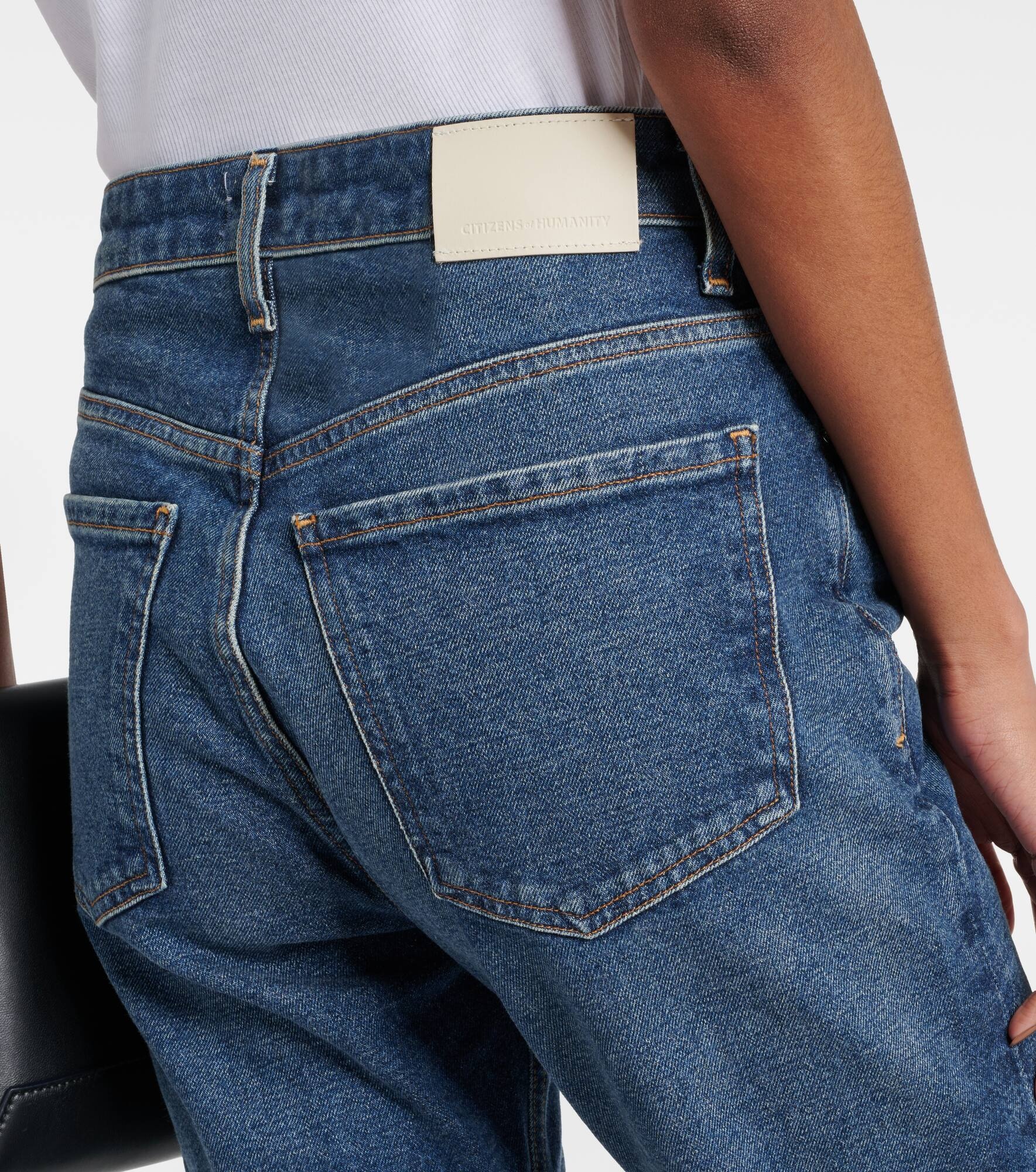 Zurie mid-rise straight jeans - 6