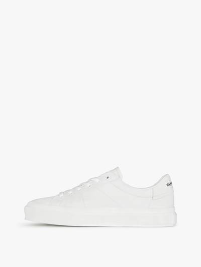 Givenchy SNEAKERS CITY SPORT IN LEATHER WITH TAG EFFECT 4G PRINT outlook