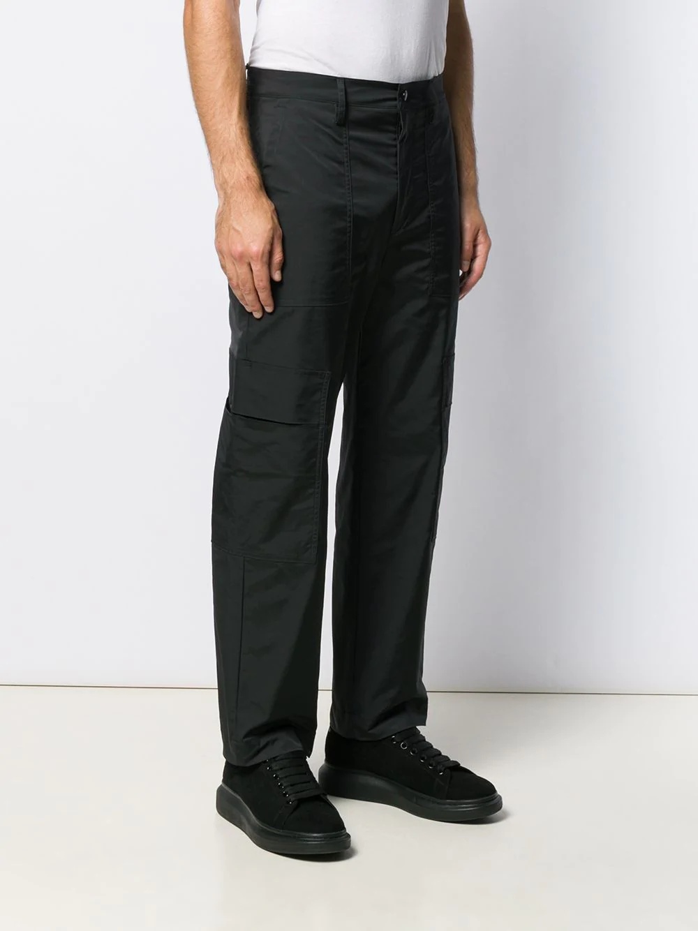 straight cargo trousers - 3