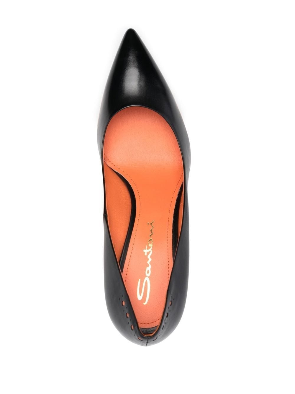 95mm heel leather pumps - 4