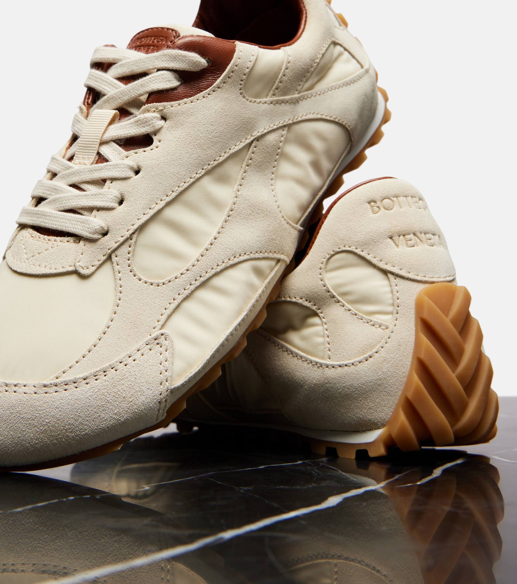 Orbit Flash suede-trimmed sneakers - 5