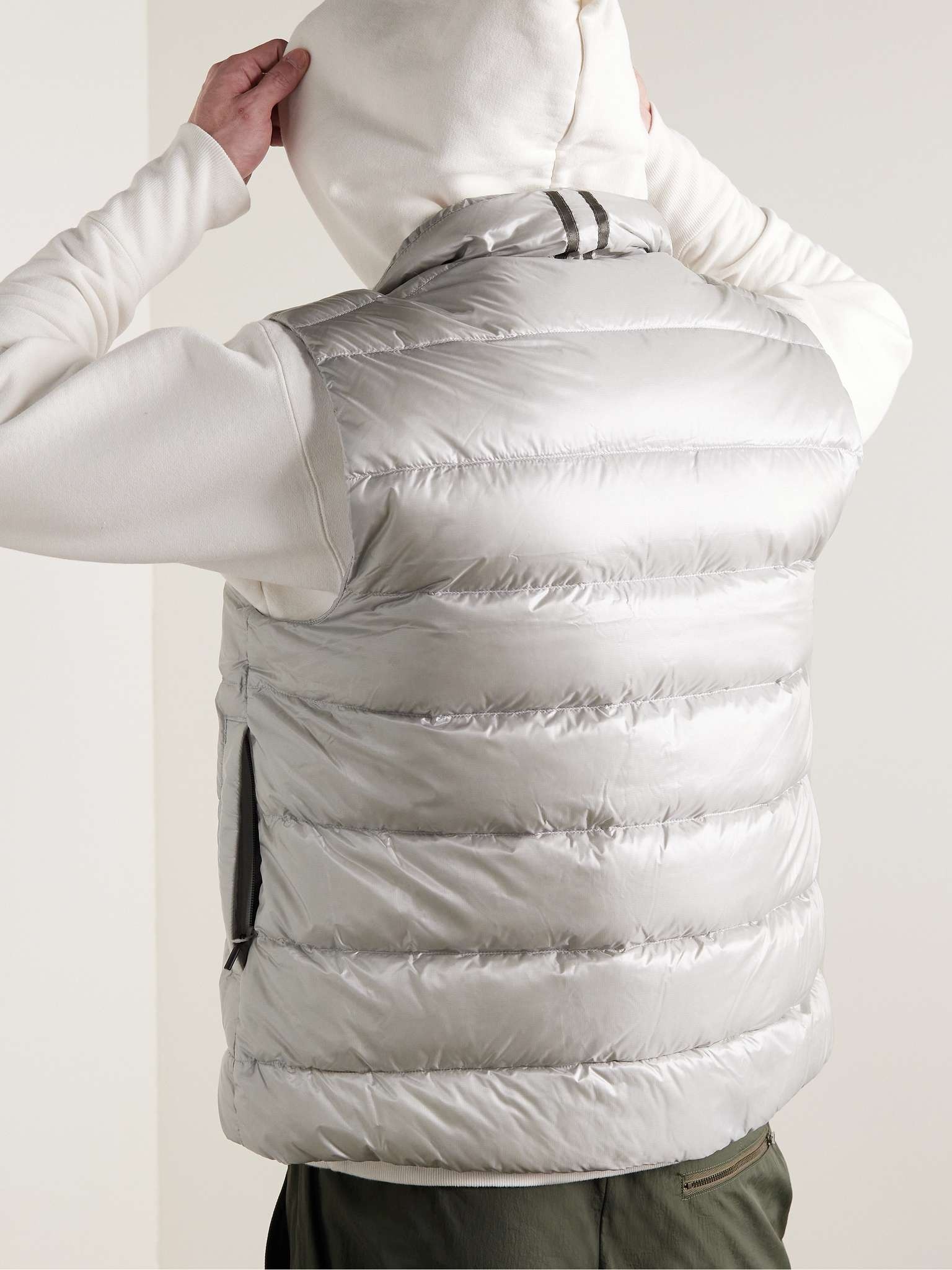 Crofton Slim-Fit Quilted Recycled Nylon-Ripstop Down Gilet - 3