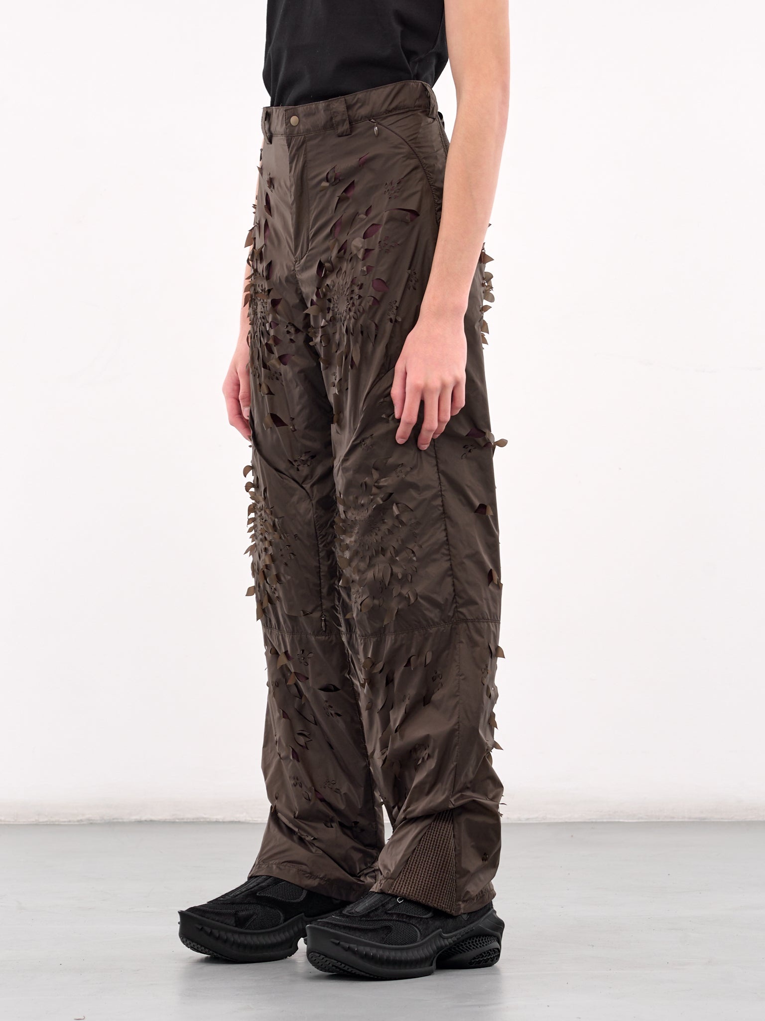Laser-Slashed Petal Trousers - 2