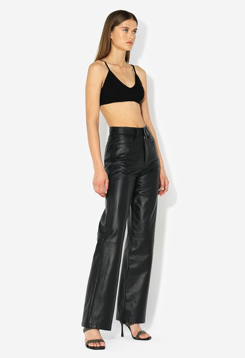 SILK COTTON RIB BRALETTE - 3