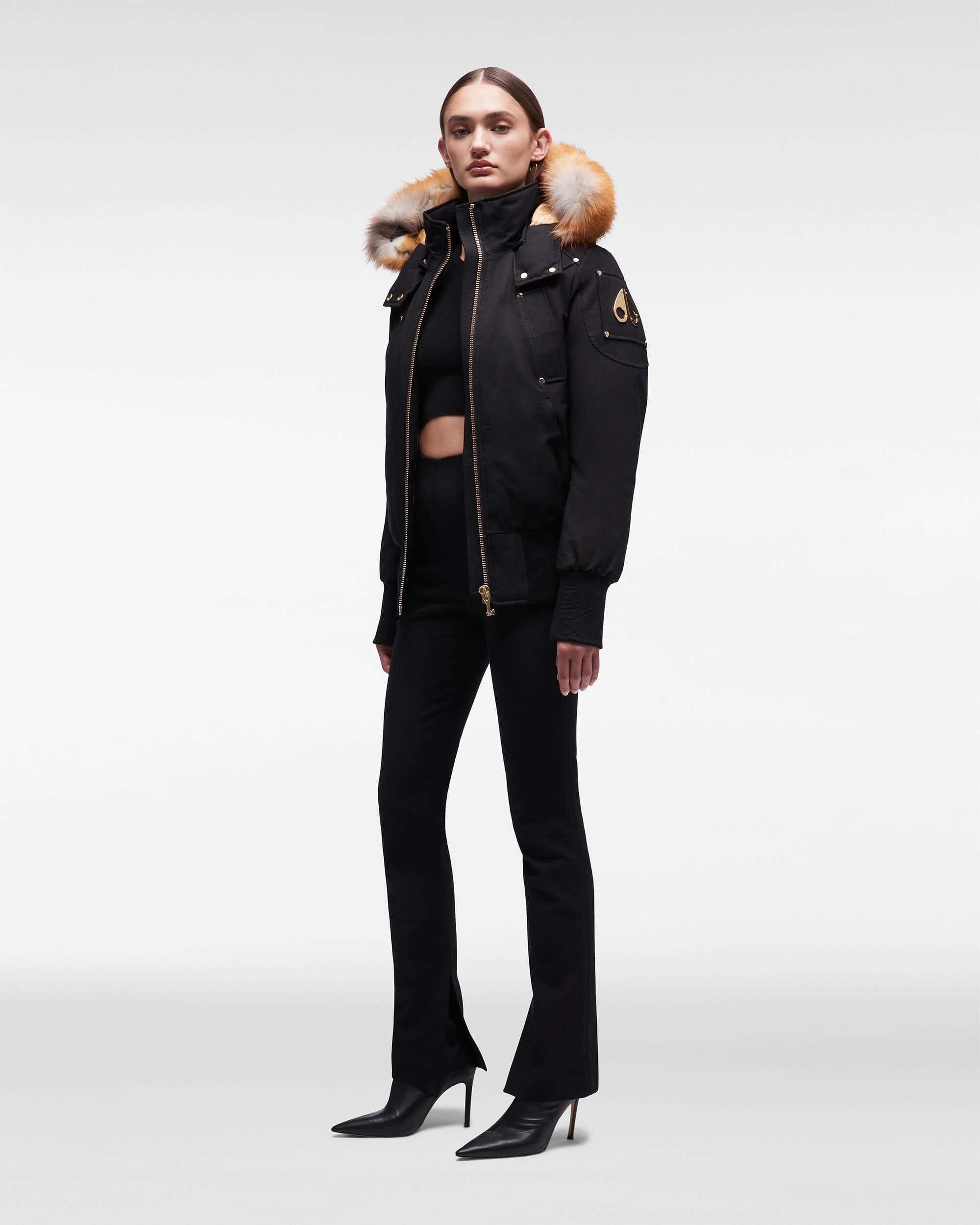 GOLD DEBBIE BOMBER FUR - 5