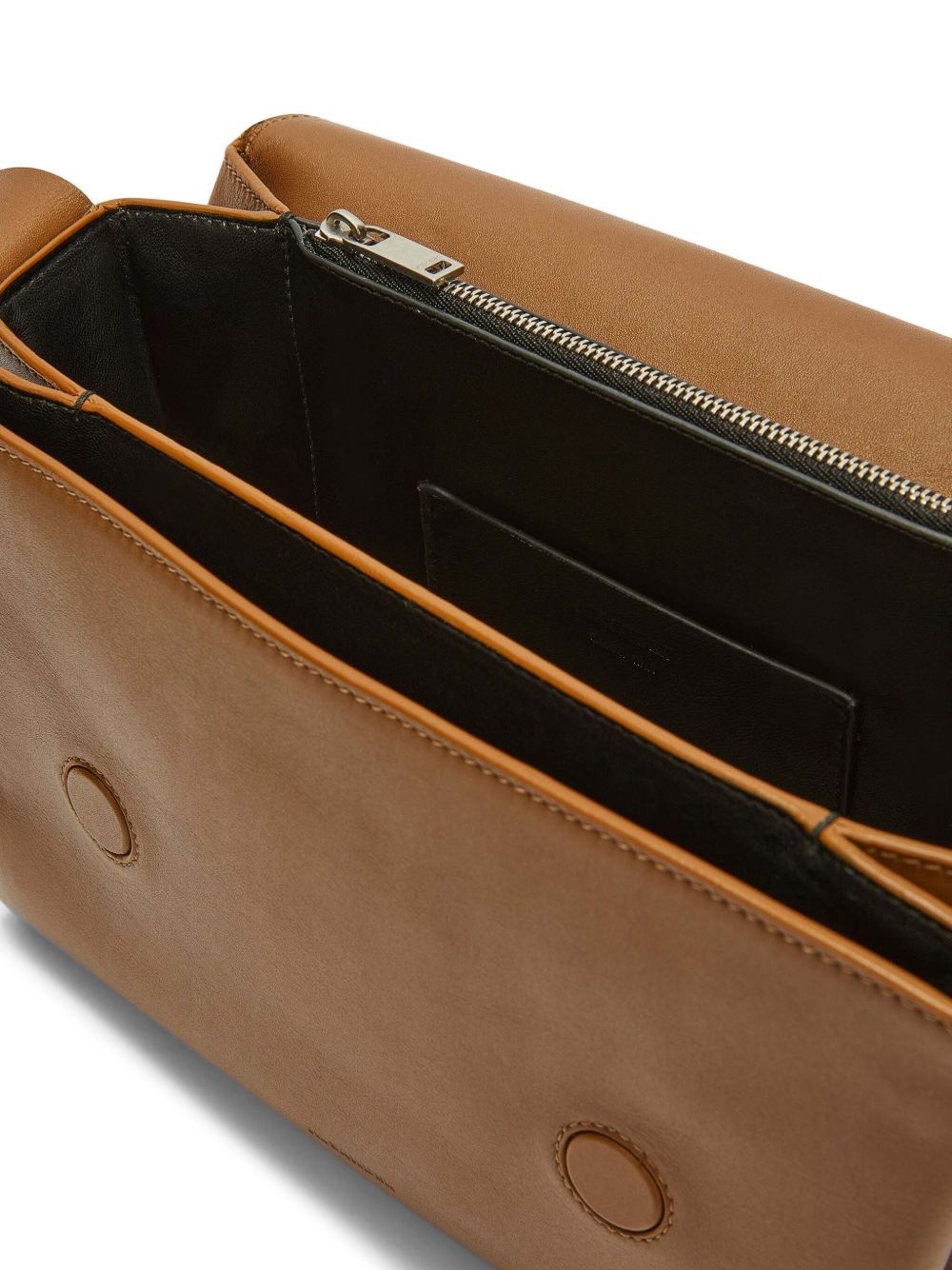 Folded small leather shoulder bag - 4