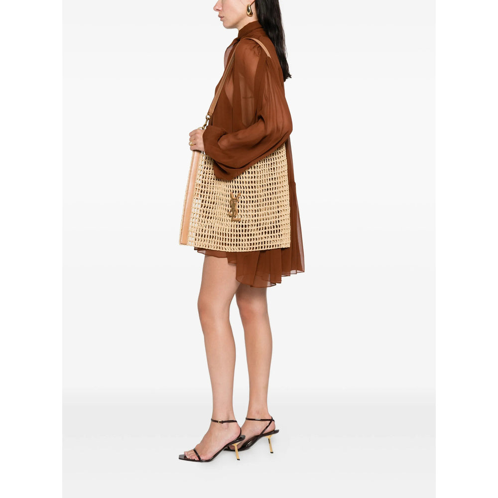 Saint Laurent Neutrals Tote Bags Women - 2