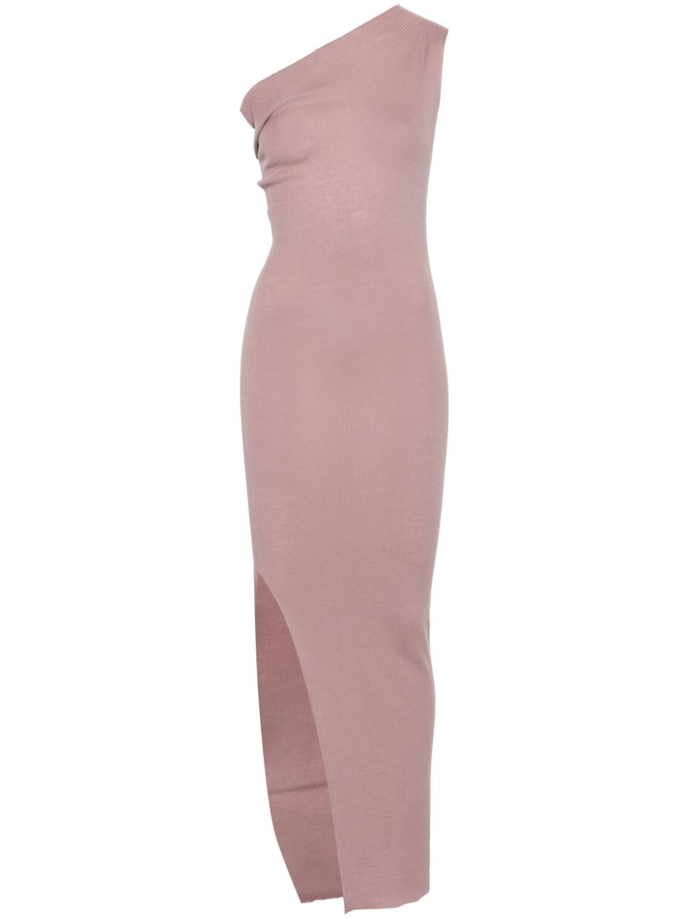 one-shoulder asymmetric maxi dress - 1
