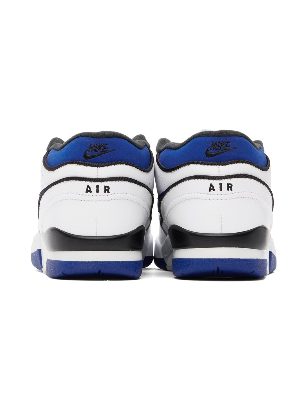 White & Blue Air Alpha Force 88 Sneakers - 2