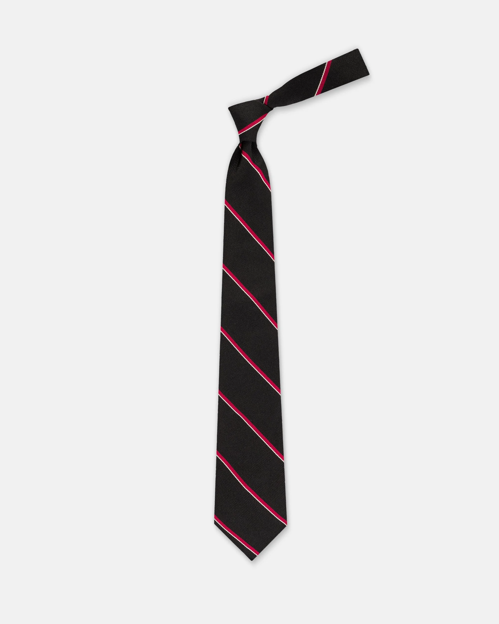 MADE-IN-UK OLD RADLEY SILK REPP TIE - 1