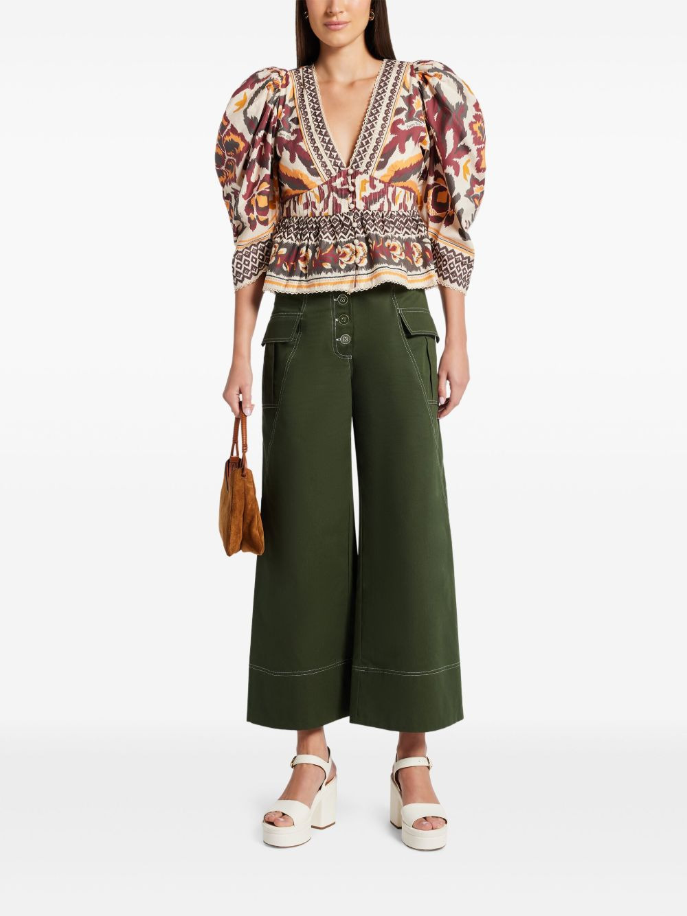 puff sleeves blouse - 2