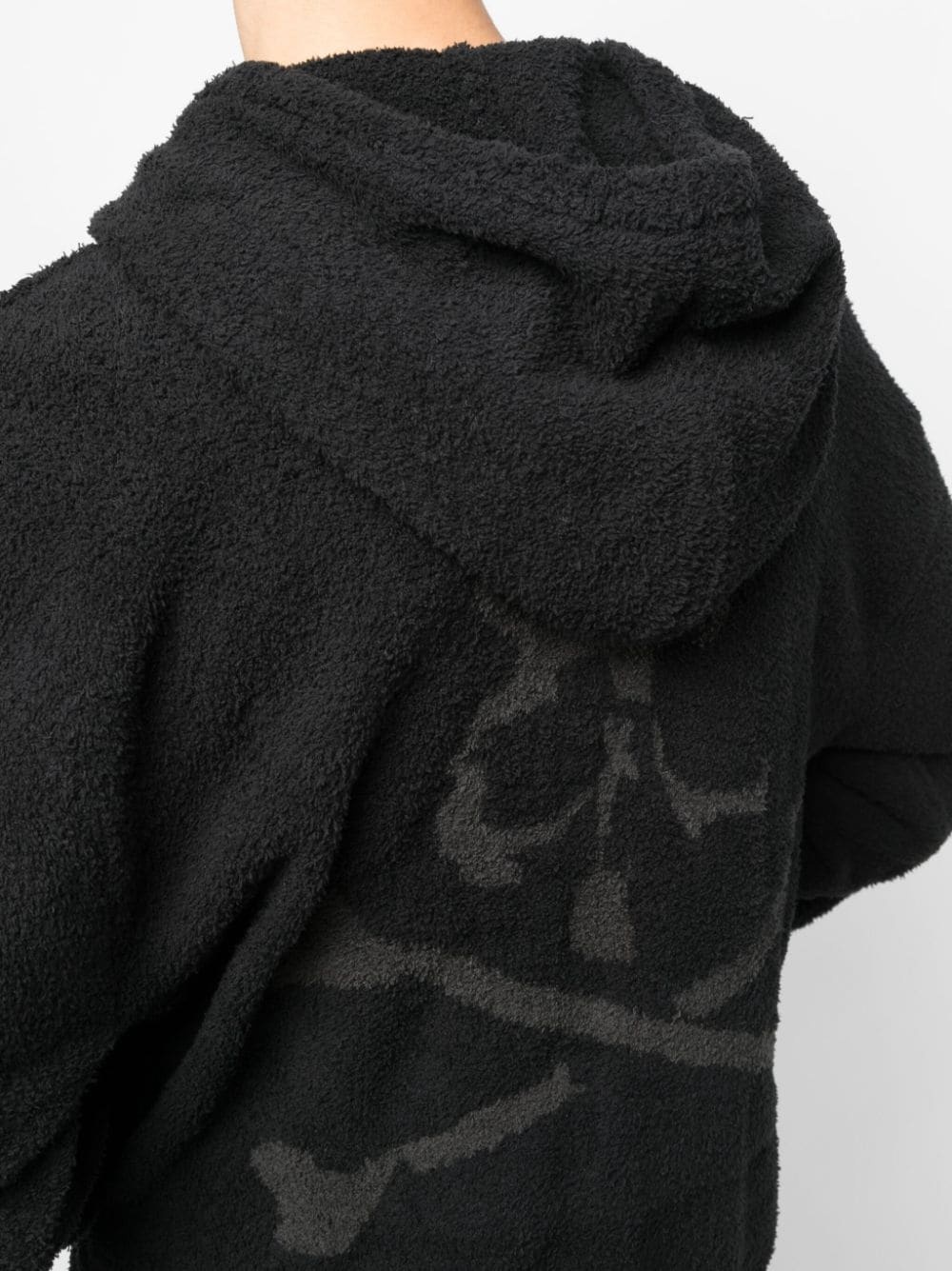 logo-print zip-up hoodie - 5