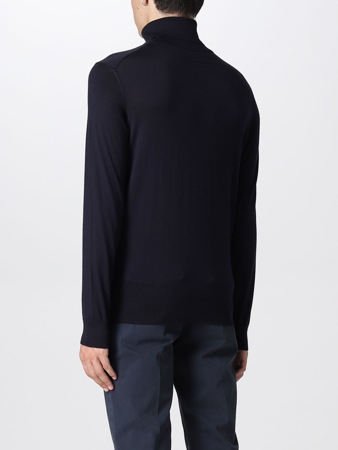 Zegna Sweater Men Blue 1 - 2