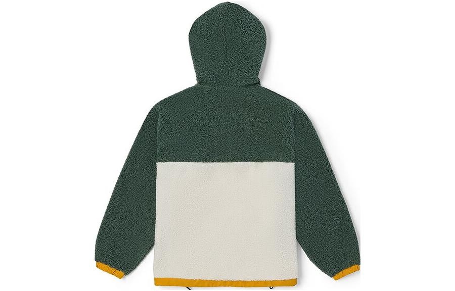 (WMNS) Vans Hairy Pullover Hoodie 'Duck Green' VN0A7YGXYQW - 2