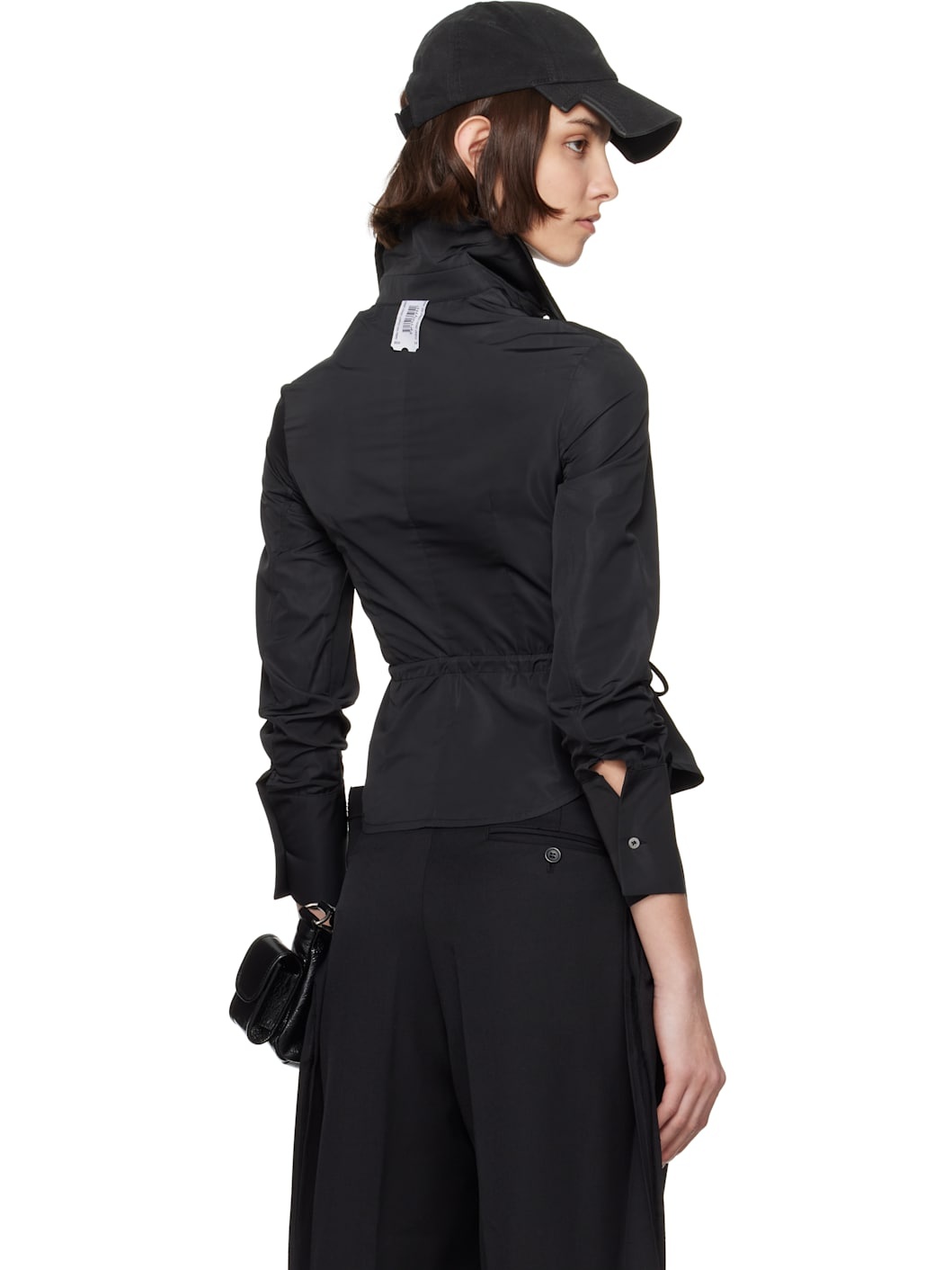 Black Shoelace Shirt - 3